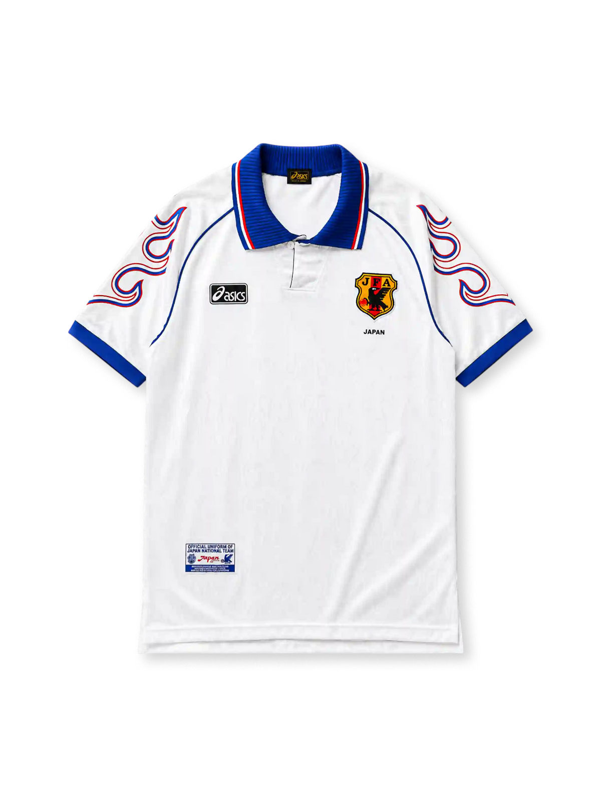 日本代表 1998シーズン アウェイシャツ(Asics、1998年フランスW杯初出場記念モデル)