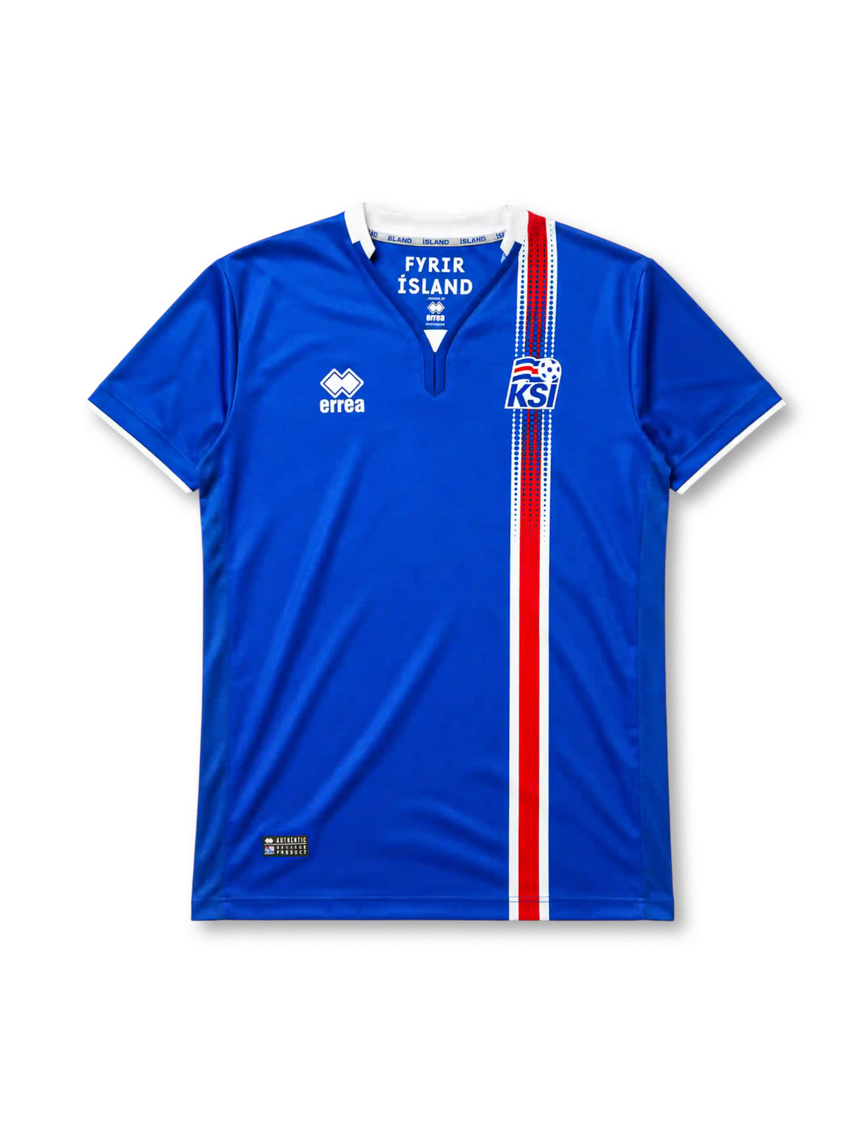 アイスランド代表 2016/17シーズン ホームシャツ(Errea、ユーロ2016着用モデル)