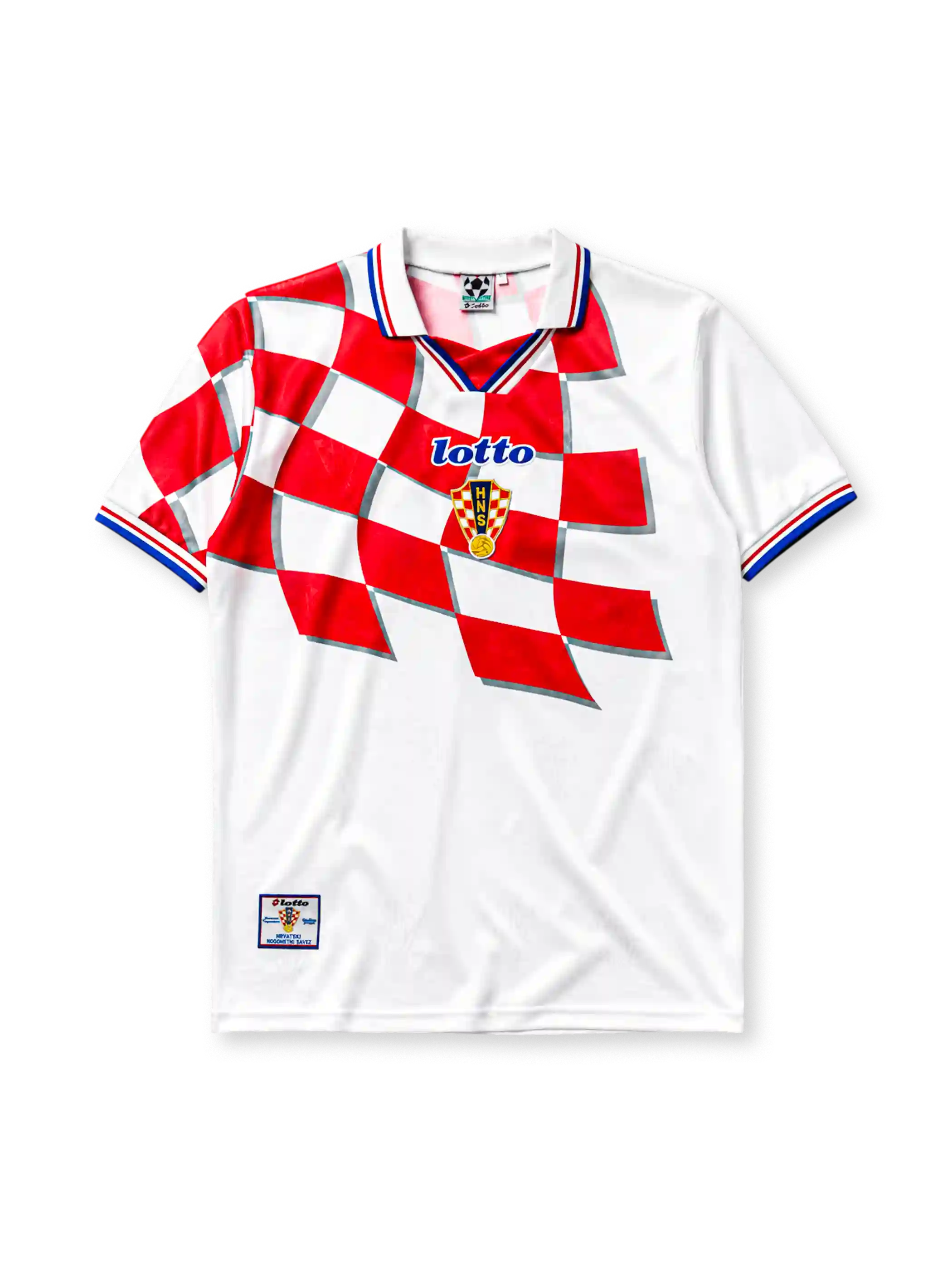 クロアチア代表 1998シーズン ホームシャツ(Lotto、1998年W杯3位記念モデル)