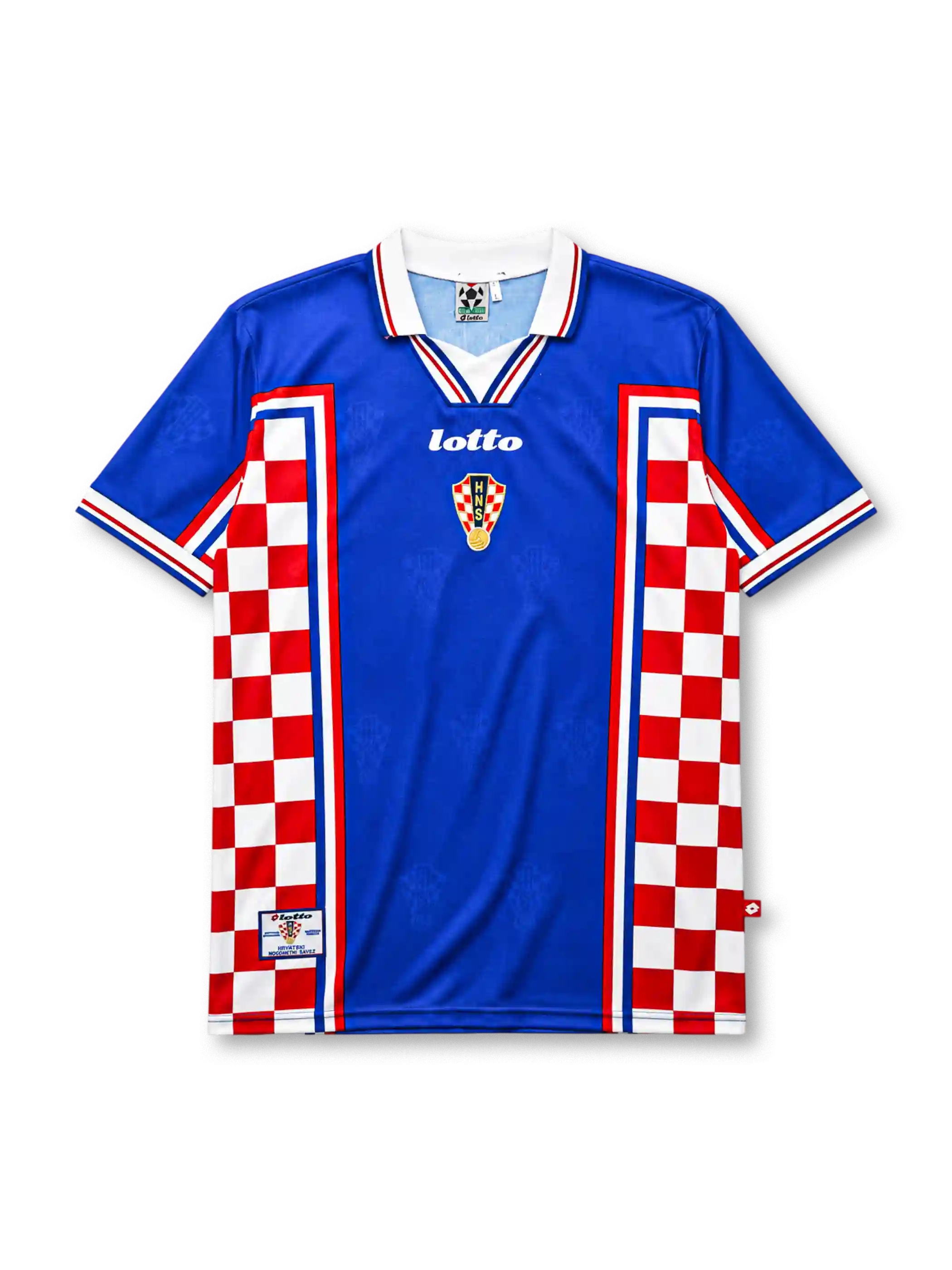 クロアチア代表 1998シーズン アウェイシャツ(Lotto、1998年W杯3位記念モデル)