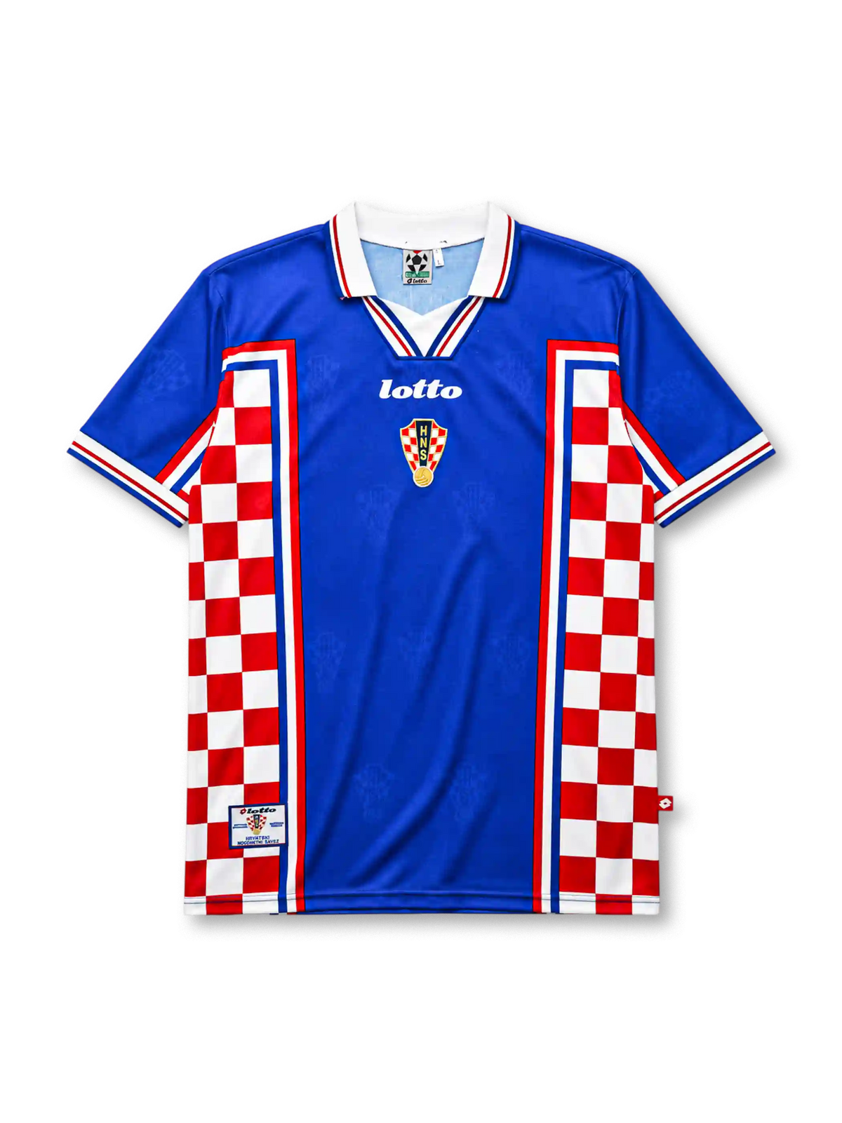 クロアチア代表 1998シーズン アウェイシャツ(Lotto、1998年W杯3位記念モデル)