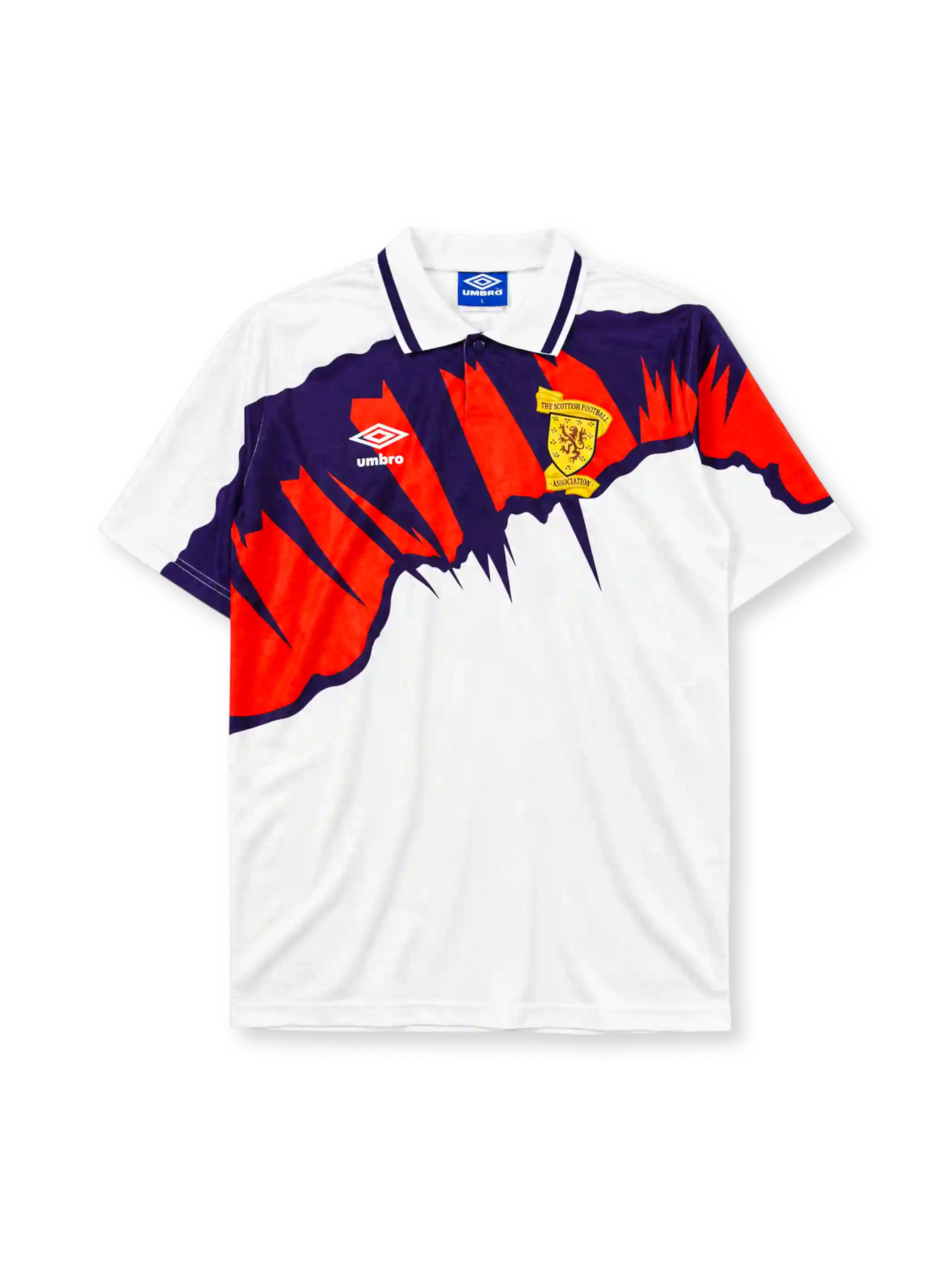 スコットランド代表 1991/93シーズン アウェイシャツ(Umbro、ユーロ92着用モデル)