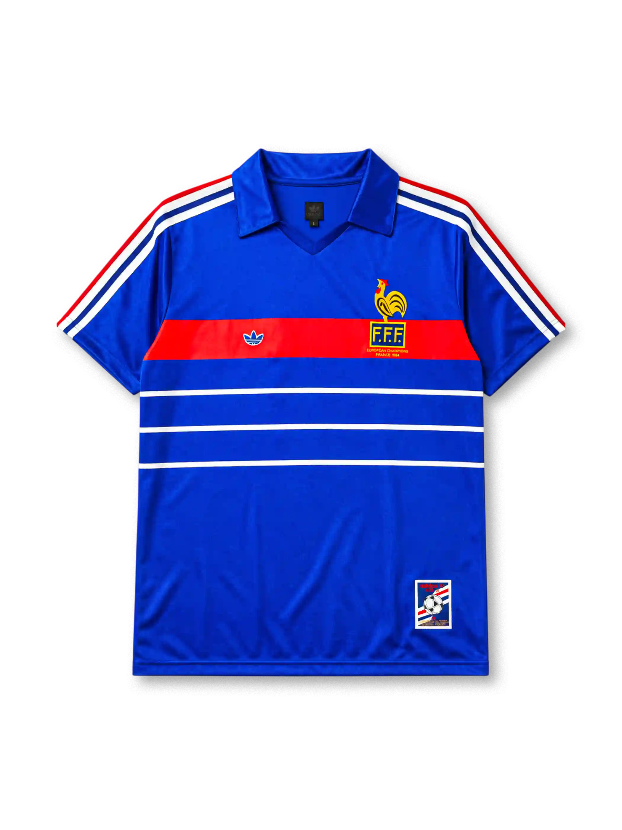 1984年 フランス代表 ホームユニフォーム ユーロ84 アディダス