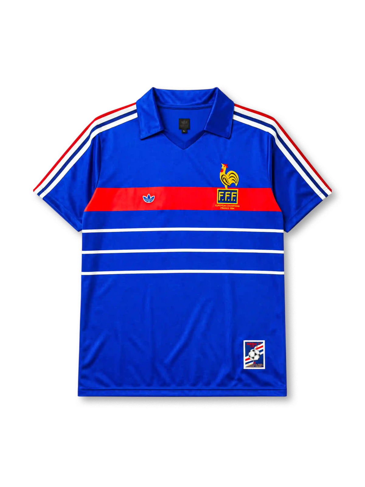 1984年 フランス代表 ホームユニフォーム ユーロ84 アディダス