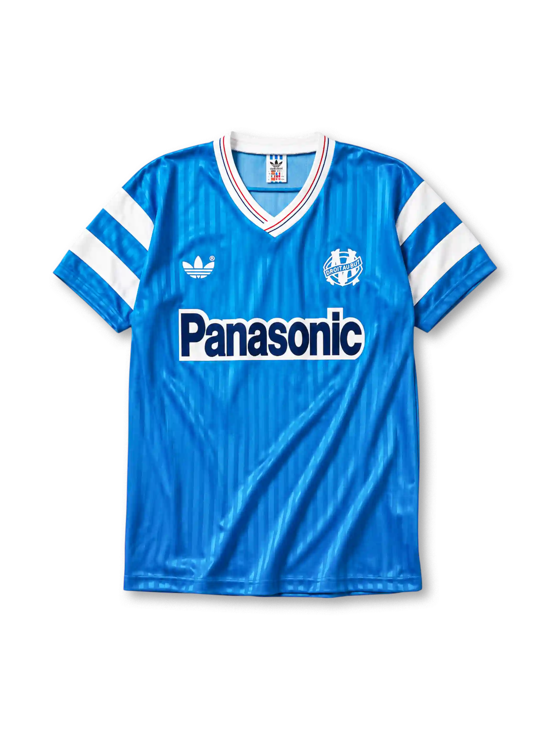 オリンピック・マルセイユ 1989-90シーズン アウェイシャツ Panasonicスポンサー adidas製