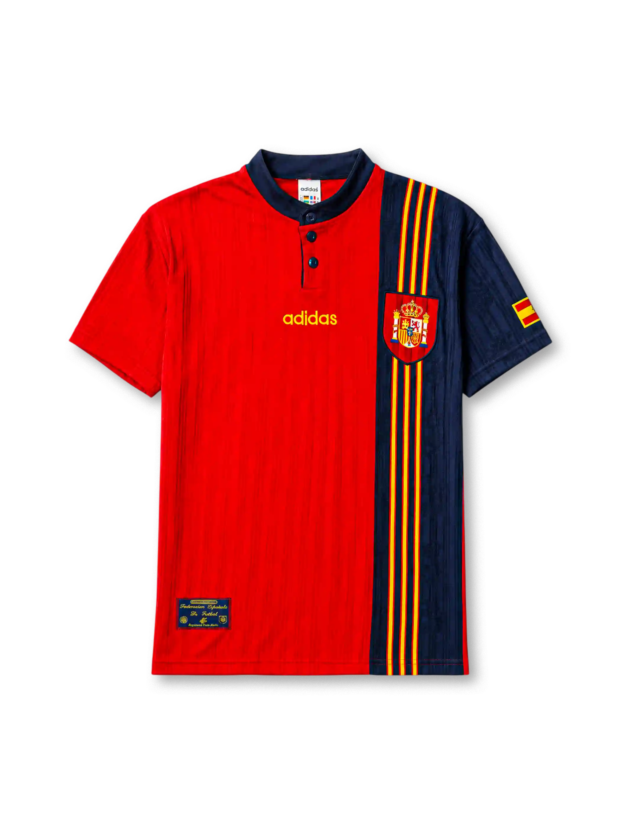 スペイン代表 1996年ユーロ96 ホームシャツ adidas製