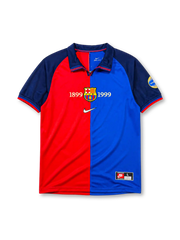 FCバルセロナ 1999-2000シーズン ホームシャツ 創設100周年記念デザイン Nike製