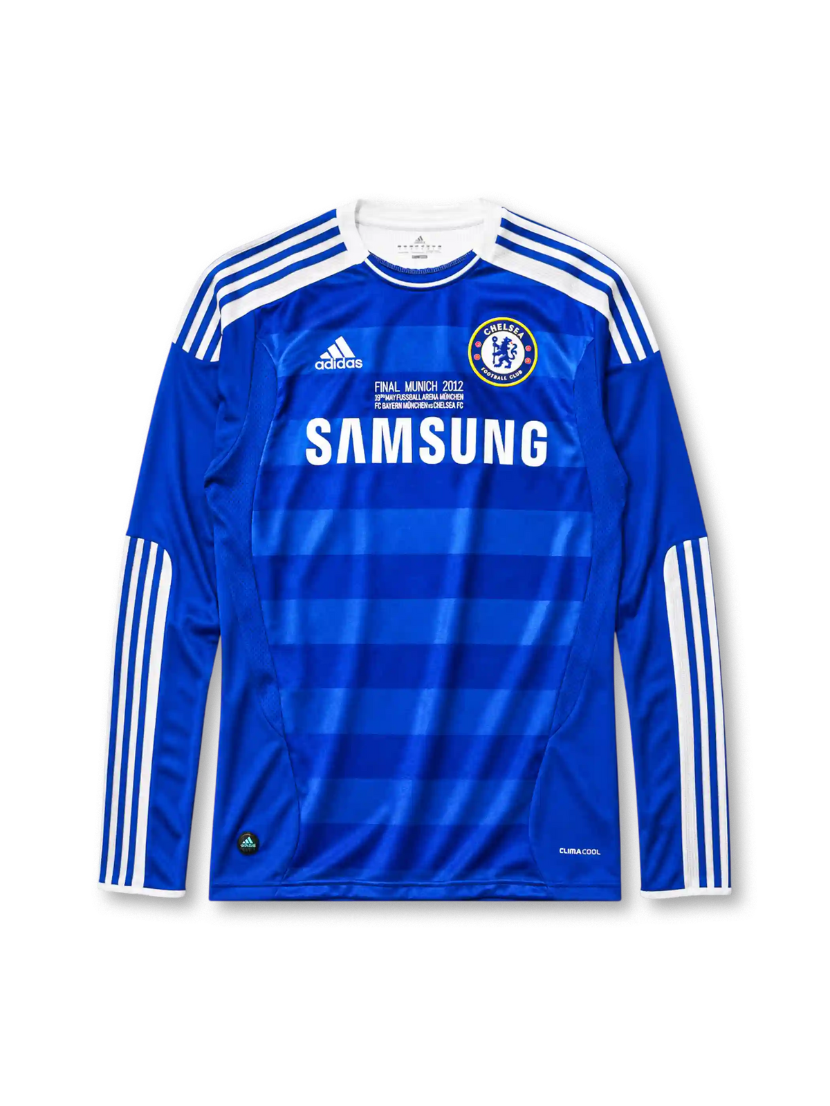 チェルシー 2011-12シーズン 長袖ホームシャツ SAMSUNGスポンサー adidas製 ミュンヘン決勝記念モデル