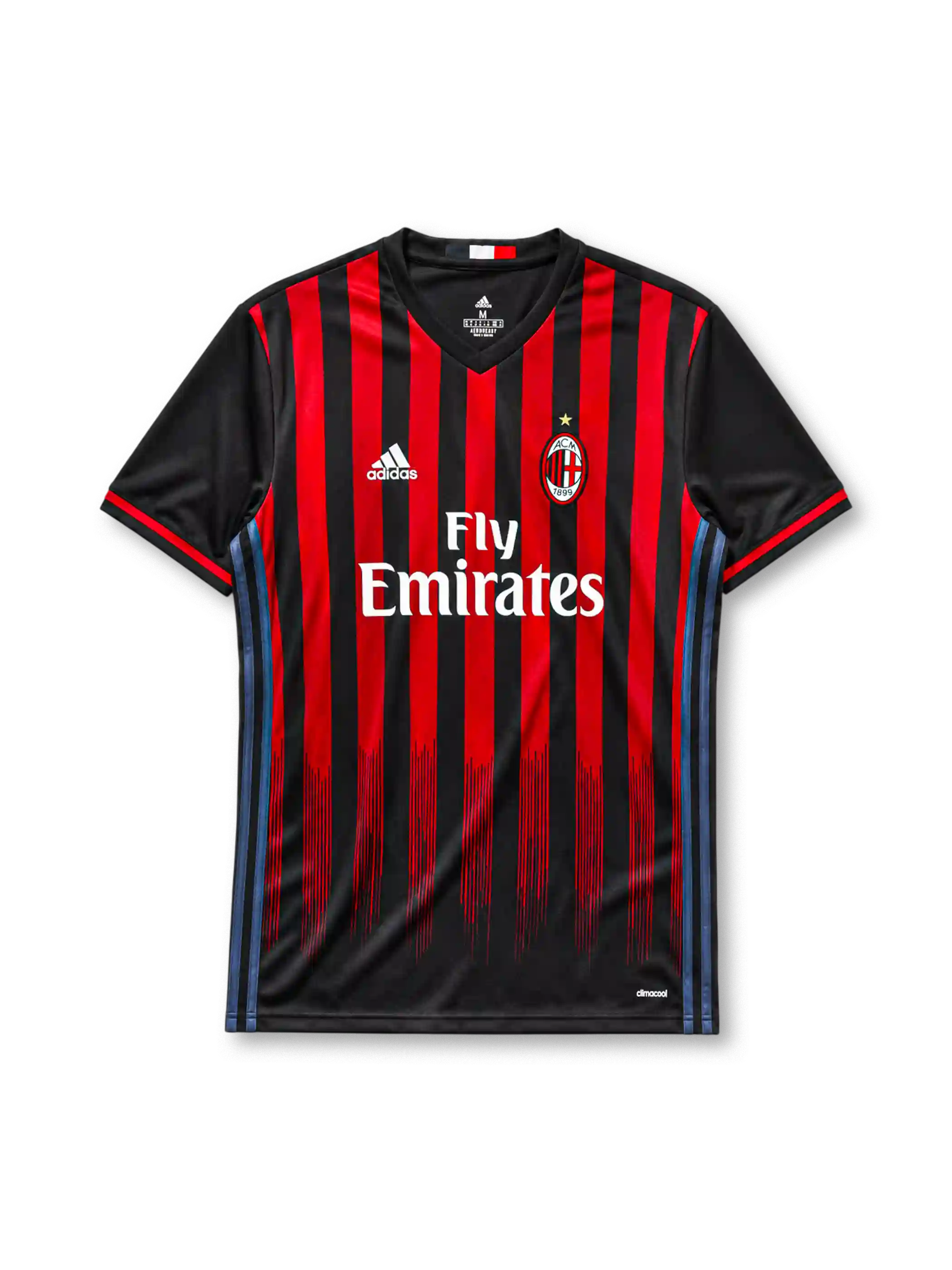 ACミラン 2016-17シーズン ホームシャツ Fly Emiratesスポンサー adidas製