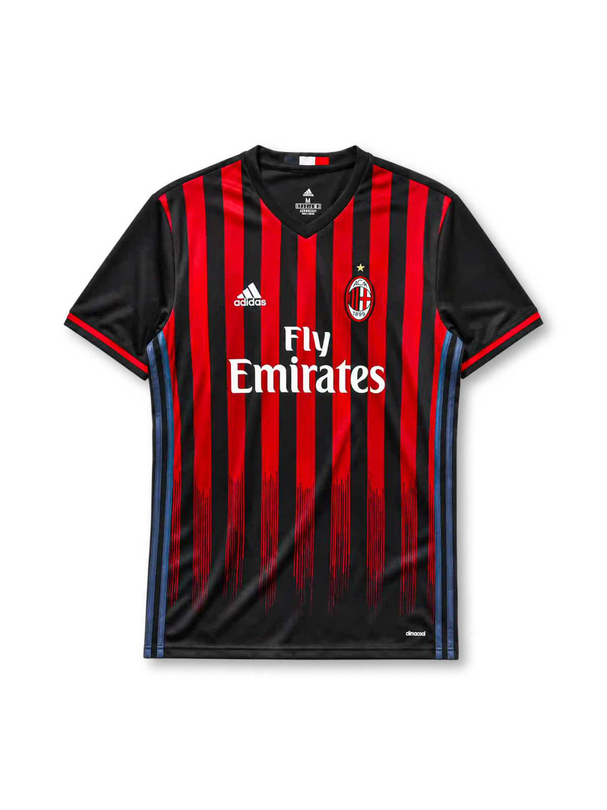 ACミラン 2016-17シーズン ホームシャツ Fly Emiratesスポンサー adidas製