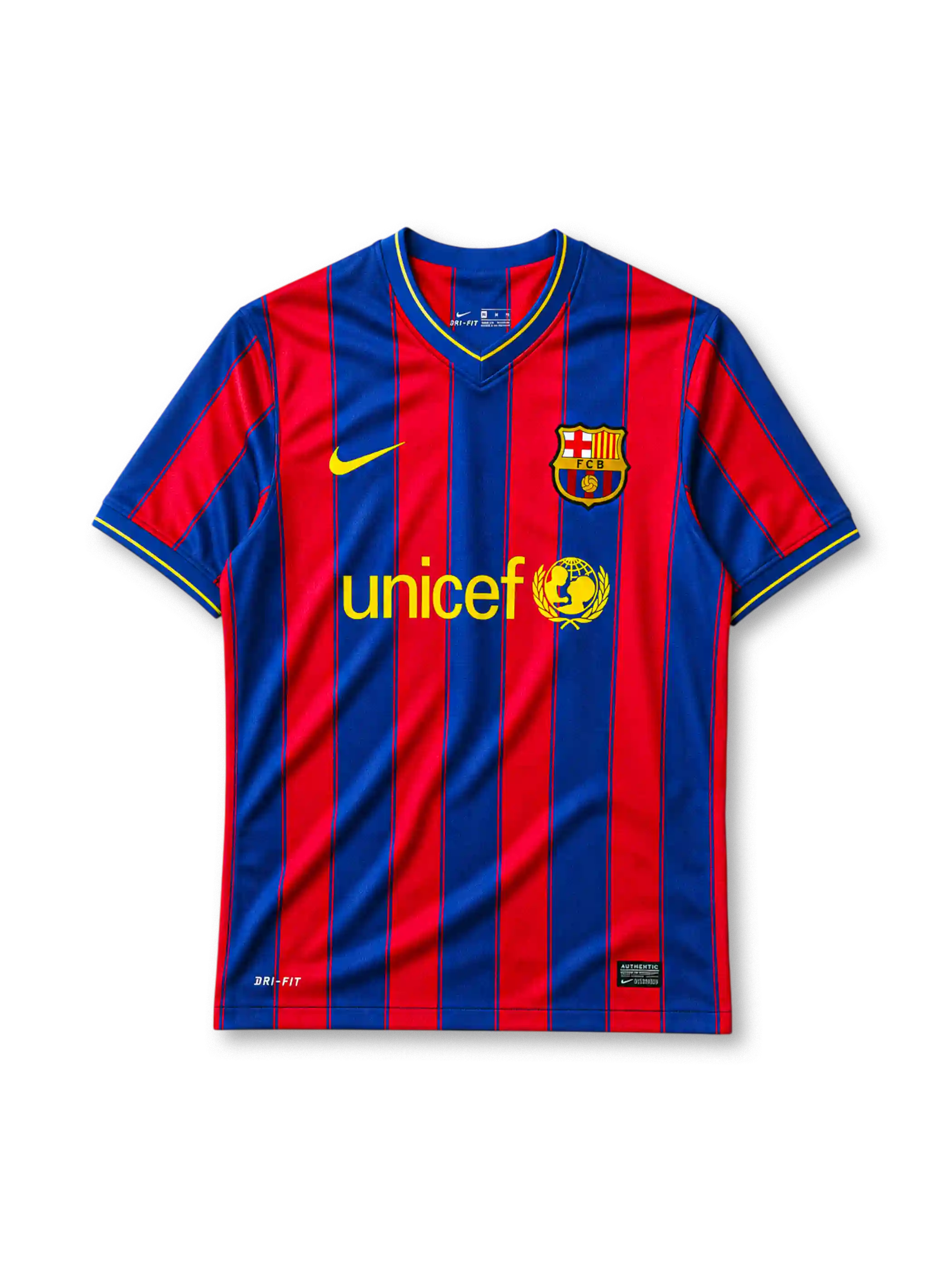 FCバルセロナ 2009-10シーズン ホームシャツ UNICEF提携 Nike製