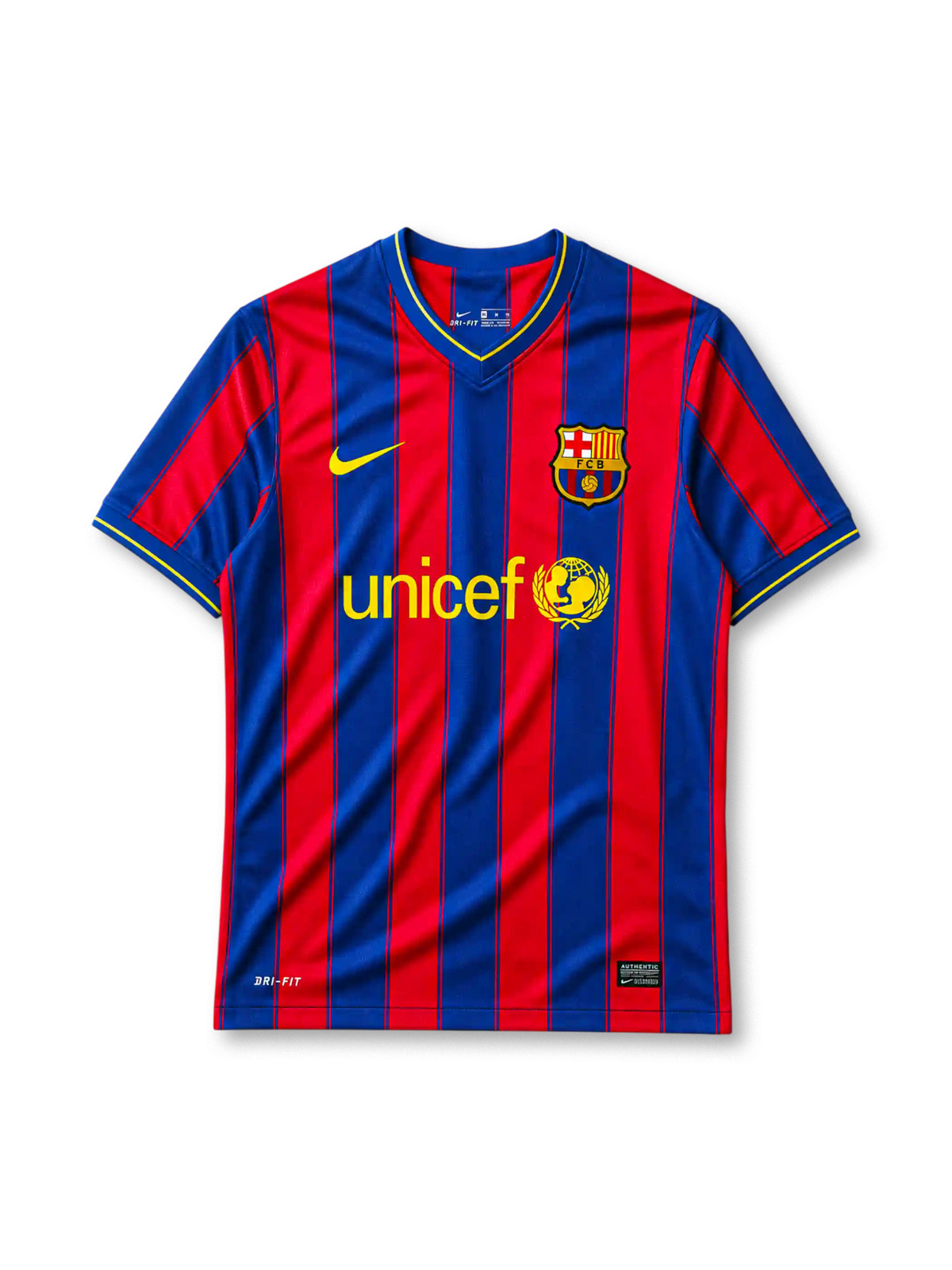 FCバルセロナ 2009-10シーズン ホームシャツ UNICEF提携 Nike製