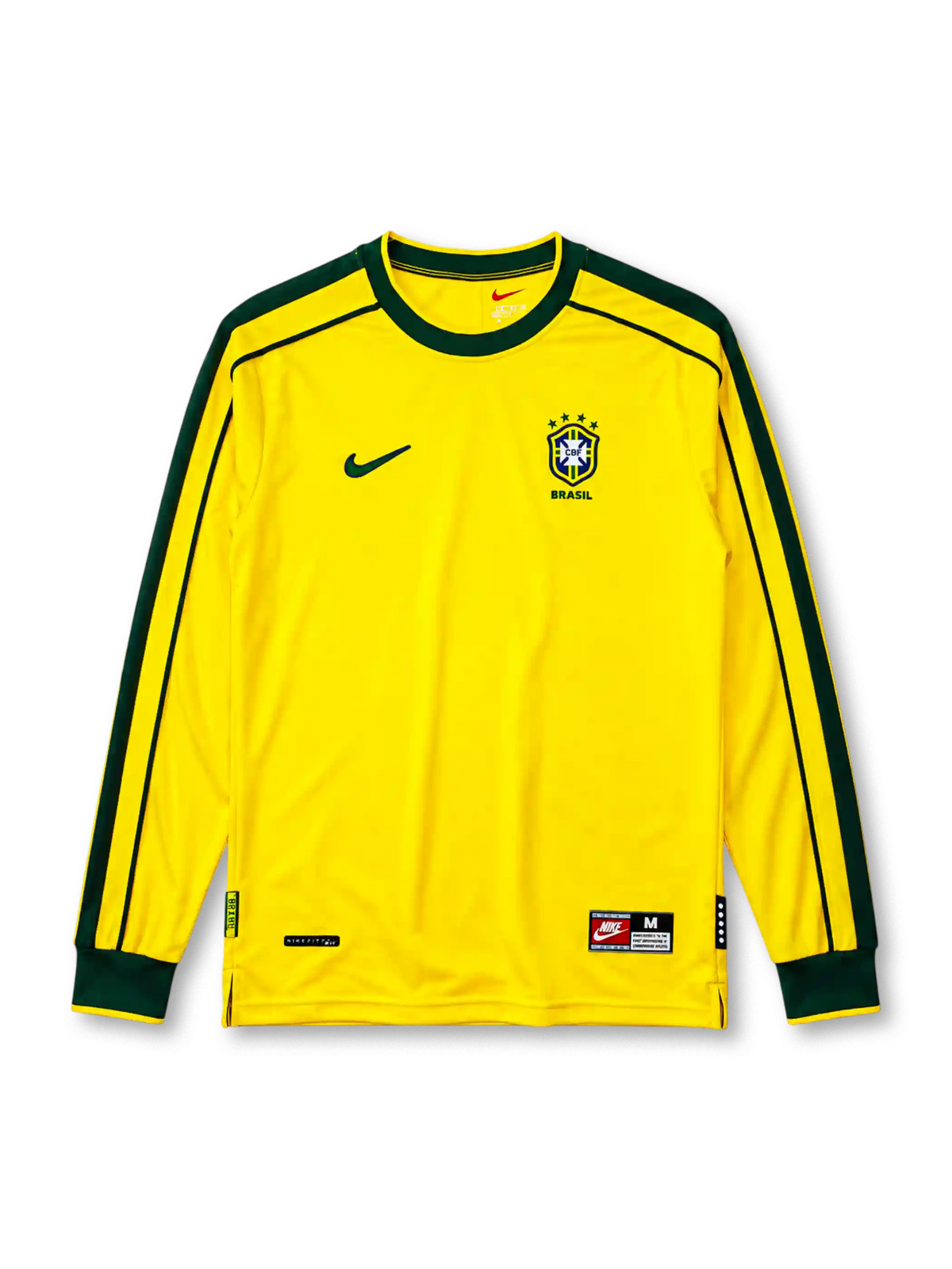 ブラジル代表 1998年ワールドカップ ホーム 長袖レトロユニフォーム