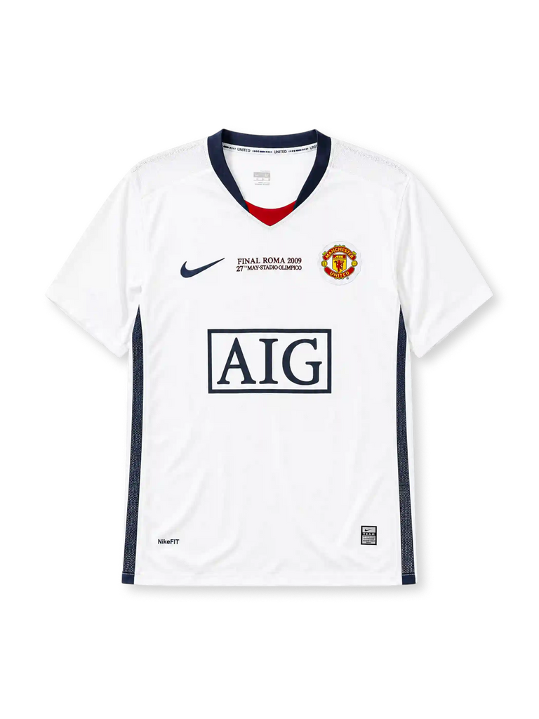 MANCHESTERUNITED　08／09　ゲームシャツ　AIG【背番号なし】 08-09 マンチェスター・ユナイテッド アウェイシャツ-KICKO – KICKO JAPAN