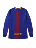 FCバルセロナ 2017-18シーズン 長袖ホームシャツ Rakutenスポンサー Nike製 リーガ無敗優勝記念モデル