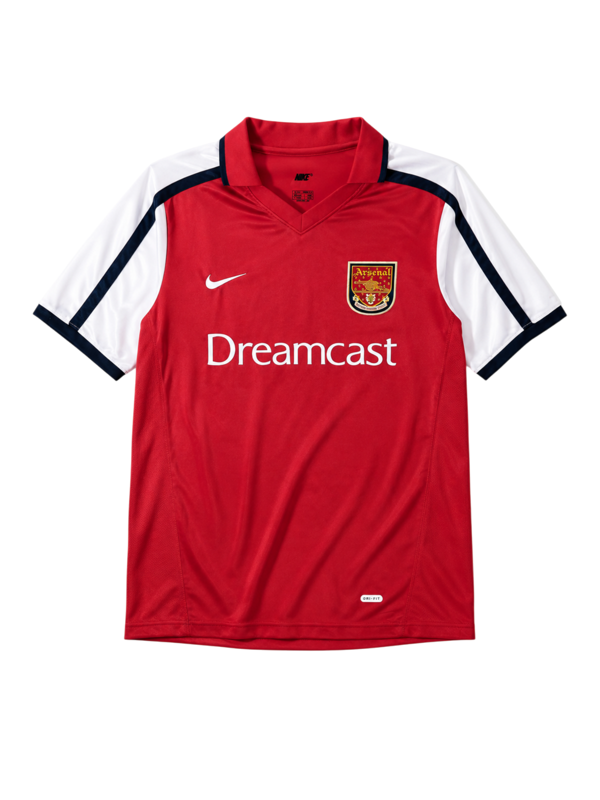 2001-02 アーセナル ホームジャージ Nike Dreamcast サッカーユニフォーム