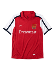 2001-02 アーセナル ホームジャージ Nike Dreamcast サッカーユニフォーム