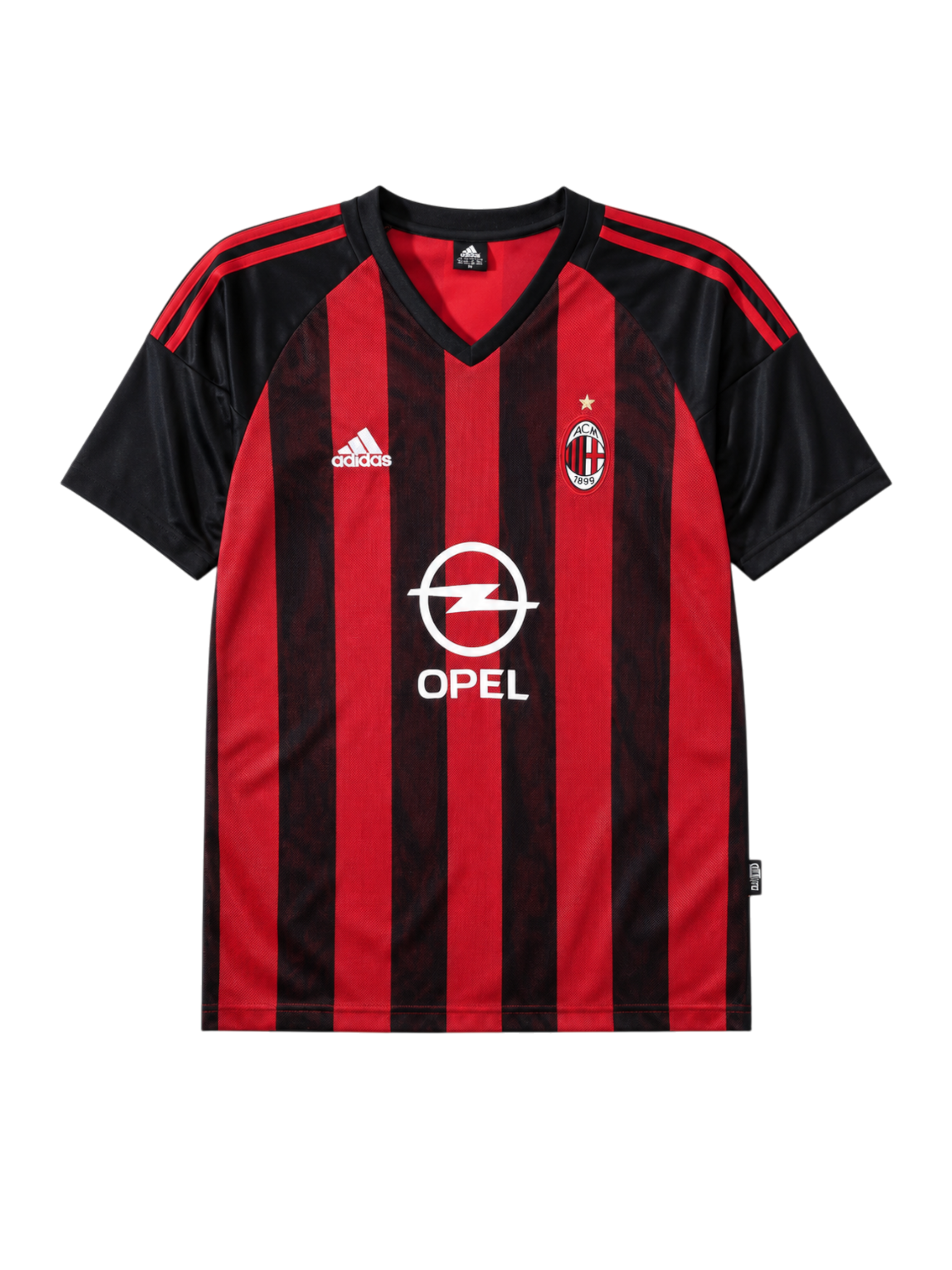 2002-03 ACミラン ホームジャージ adidas Opel サッカーユニフォーム