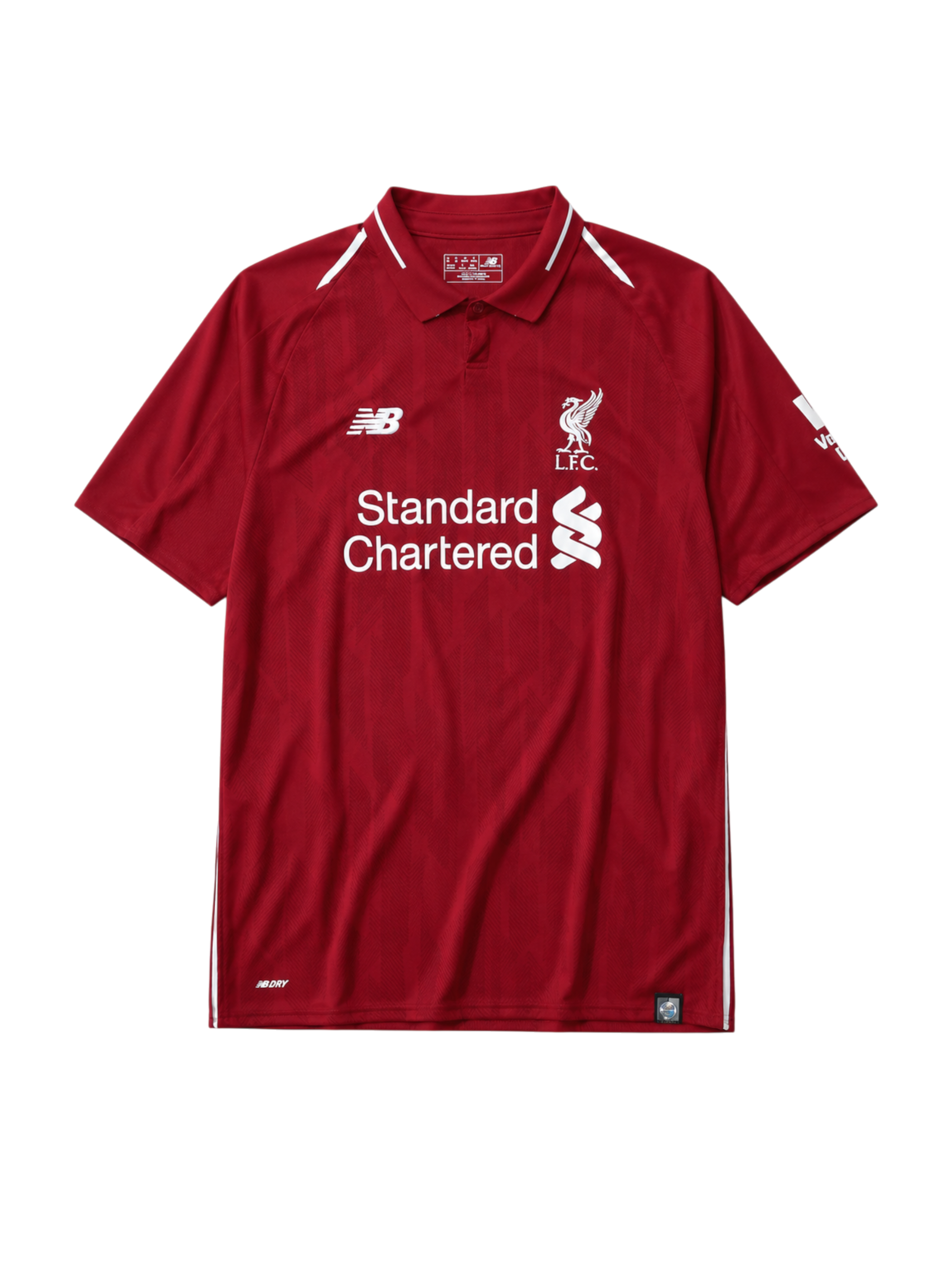 2018-19 リバプール ホームジャージ New Balance Standard Chartered サッカーユニフォーム