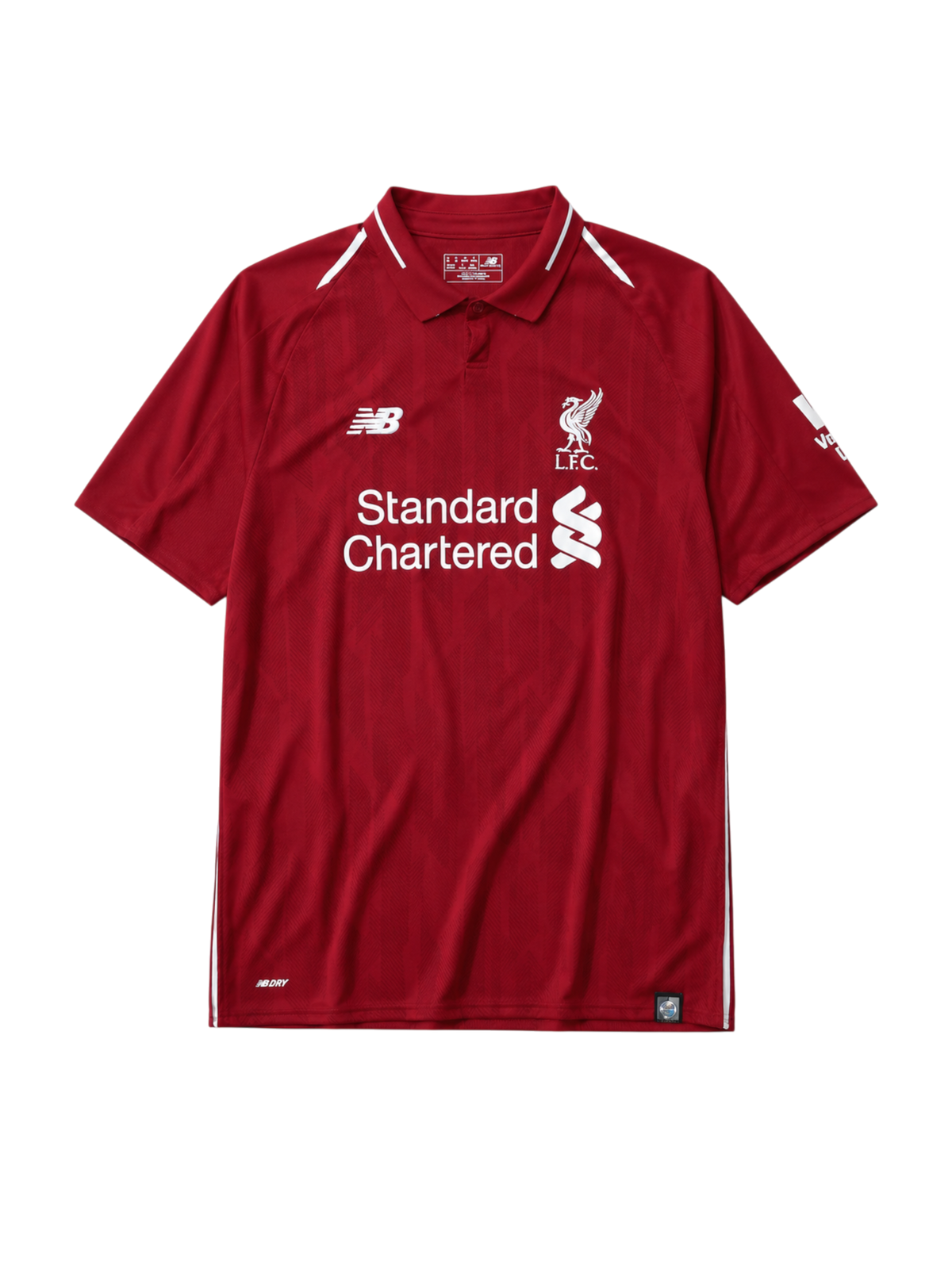 2018-19 リバプール ホームジャージ New Balance Standard Chartered サッカーユニフォーム
