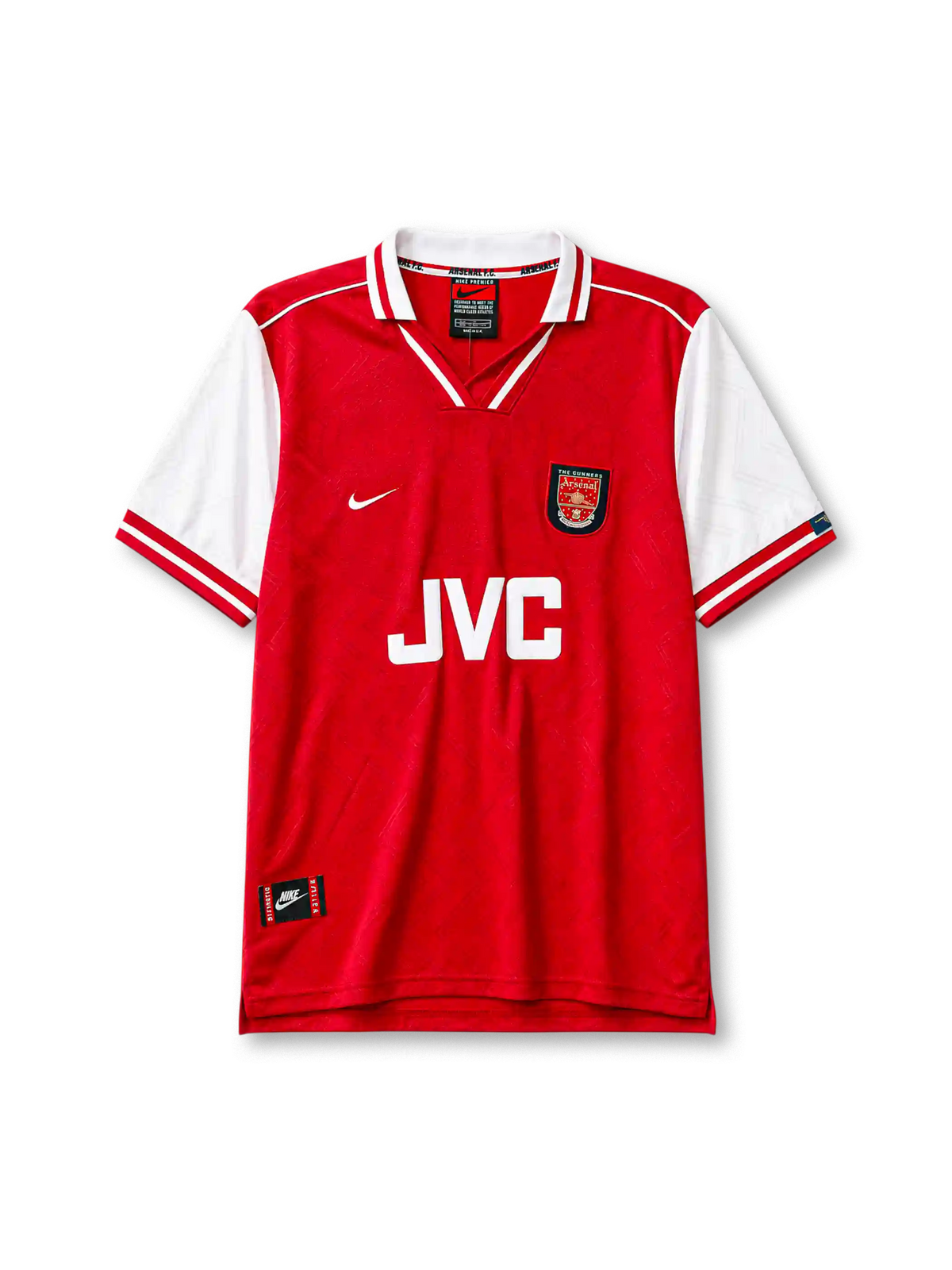 1996-97 アーセナル ホームジャージ Nike JVC サッカーユニフォーム