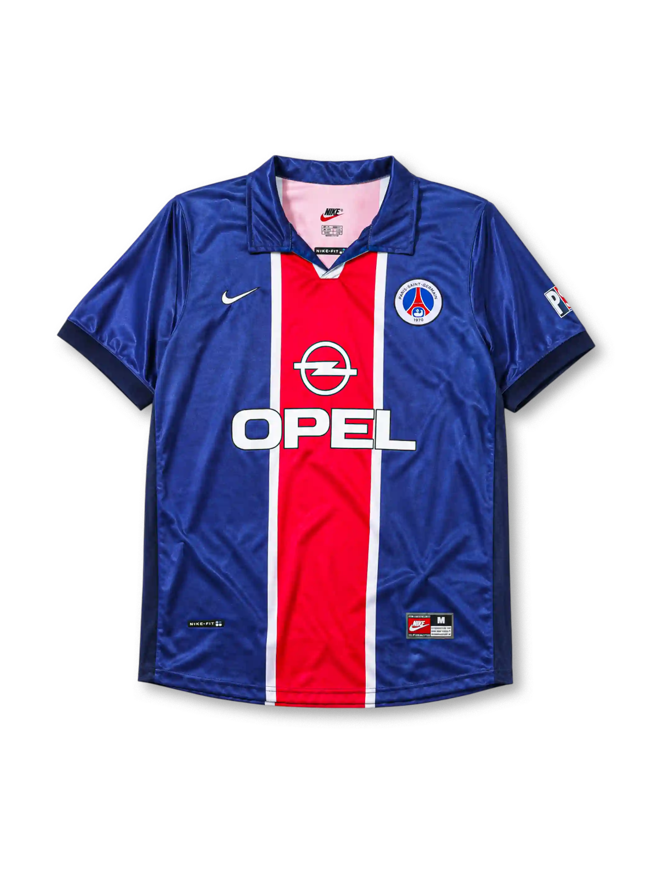 1998-99 パリ・サンジェルマン ホームジャージ Nike Opel サッカーユニフォーム