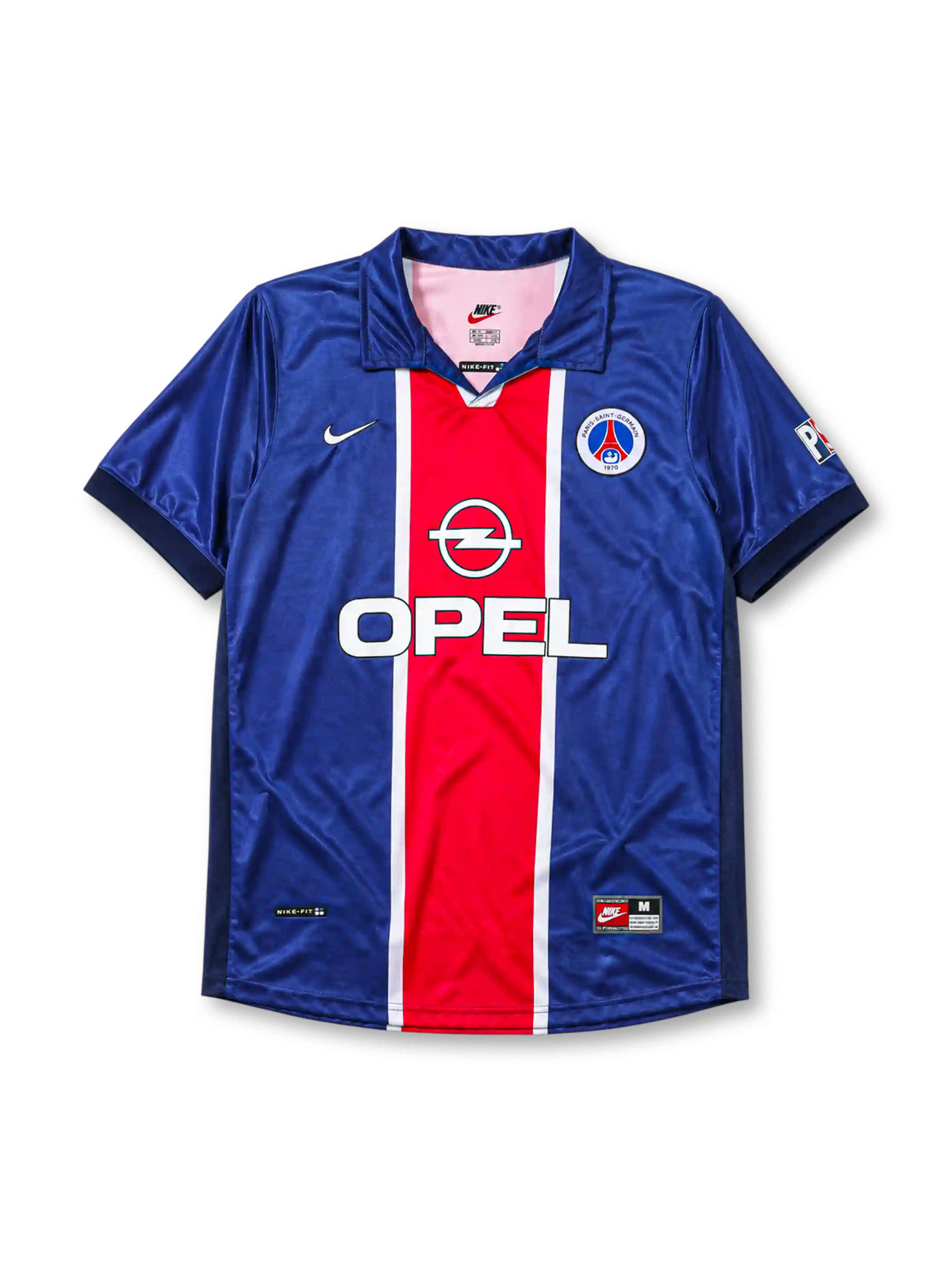 1998-99 パリ・サンジェルマン ホームジャージ Nike Opel サッカーユニフォーム
