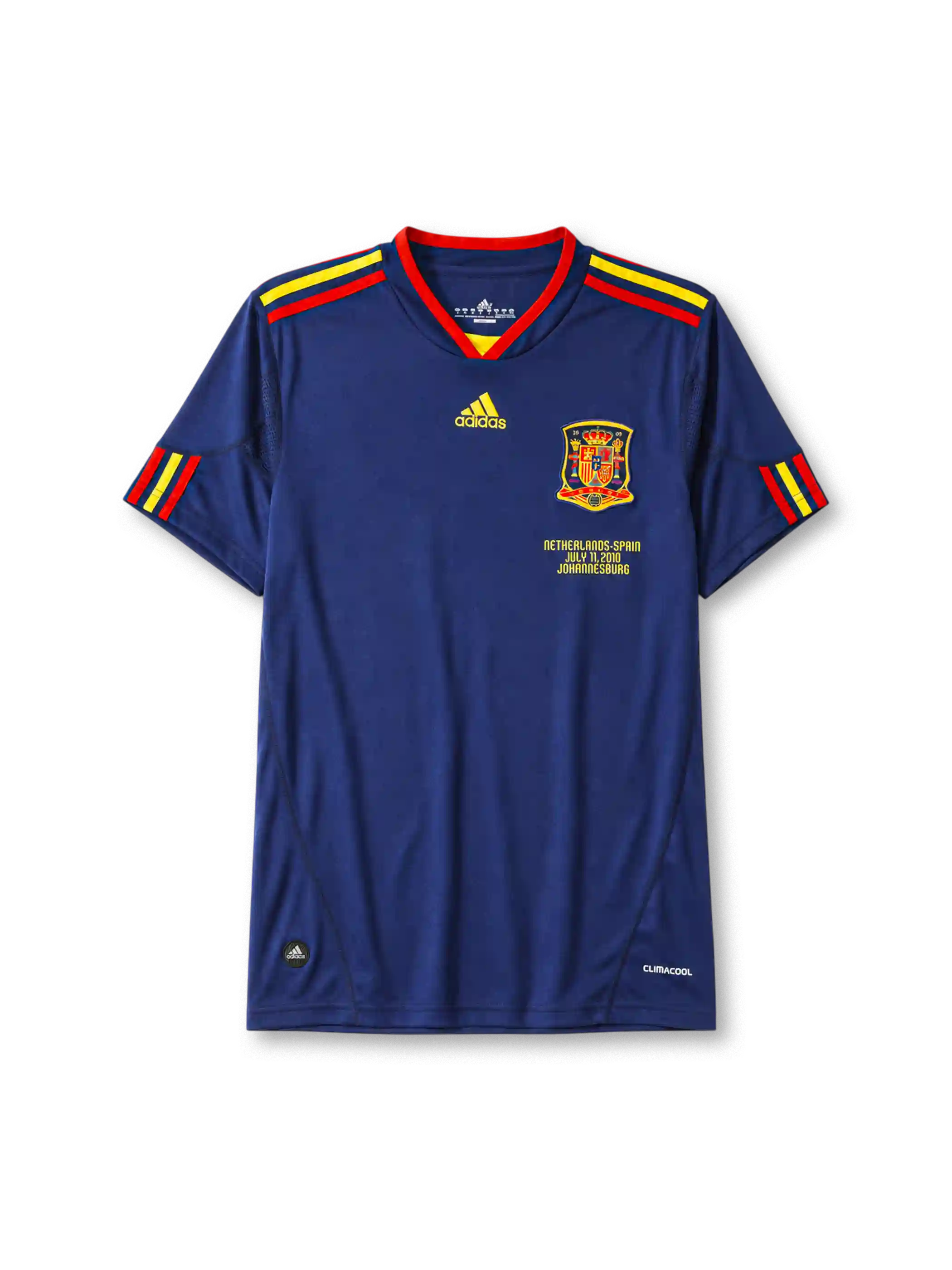 2010 スペイン代表 アウェイジャージ adidas W杯決勝記念 サッカーユニフォーム