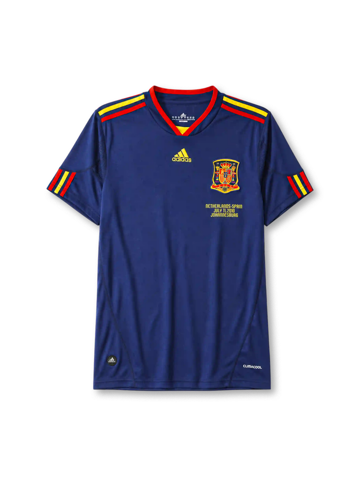 2010 スペイン代表 アウェイジャージ adidas W杯決勝記念 サッカーユニフォーム