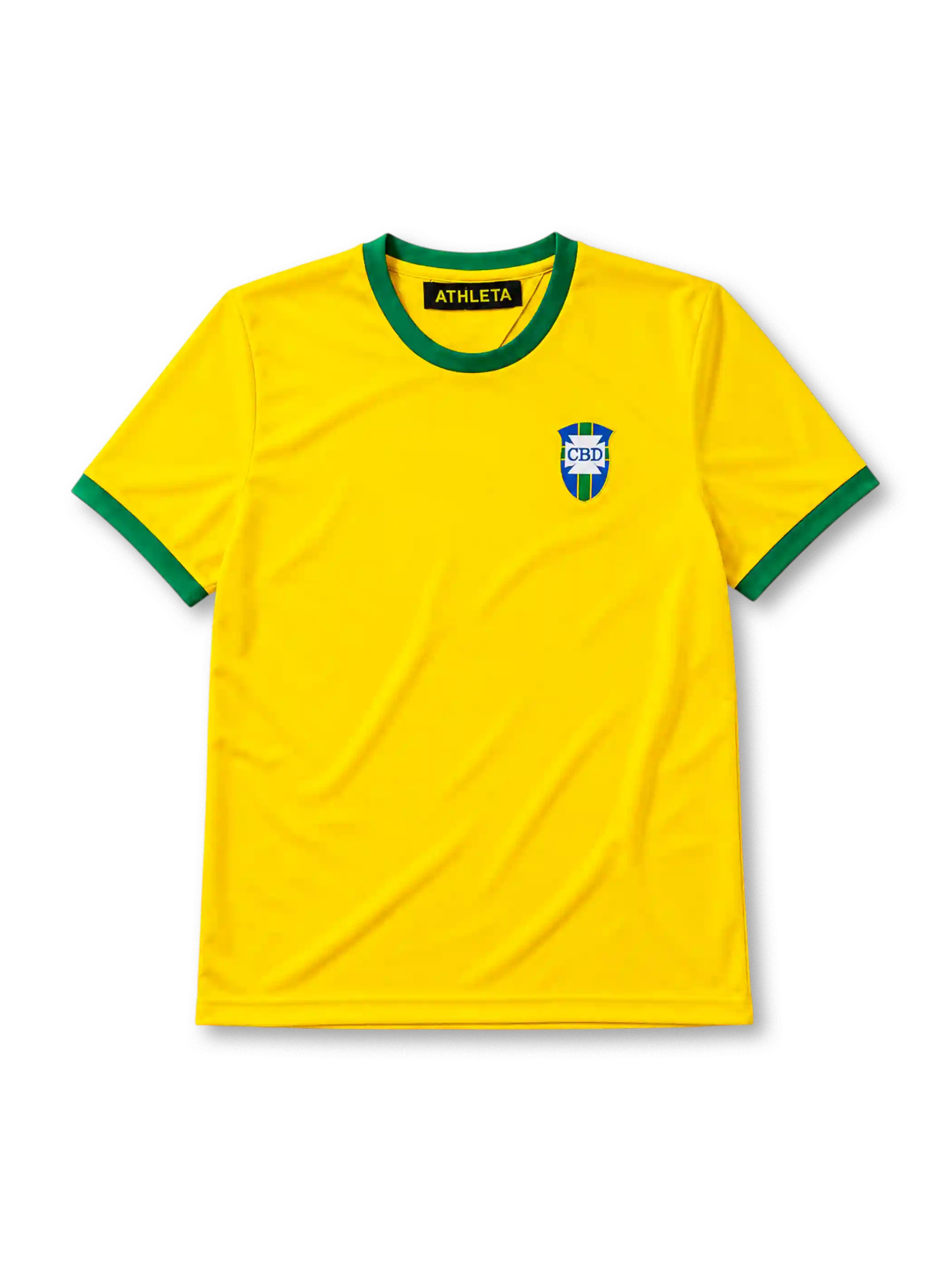 ブラジル代表 1970年メキシコW杯 ホームシャツ Athleta製 CBDエンブレム ペレ3度目優勝記念モデル