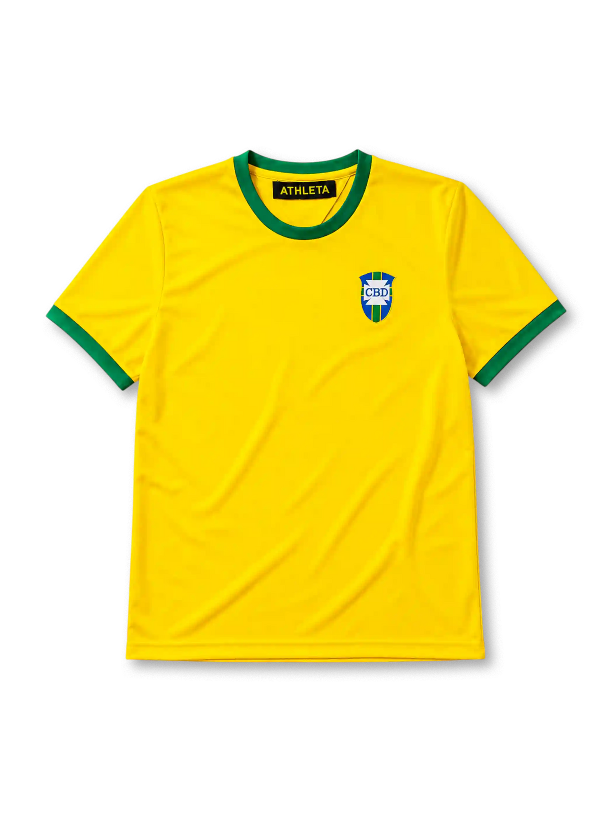 ブラジル代表 1970年メキシコW杯 ホームシャツ Athleta製 CBDエンブレム ペレ3度目優勝記念モデル