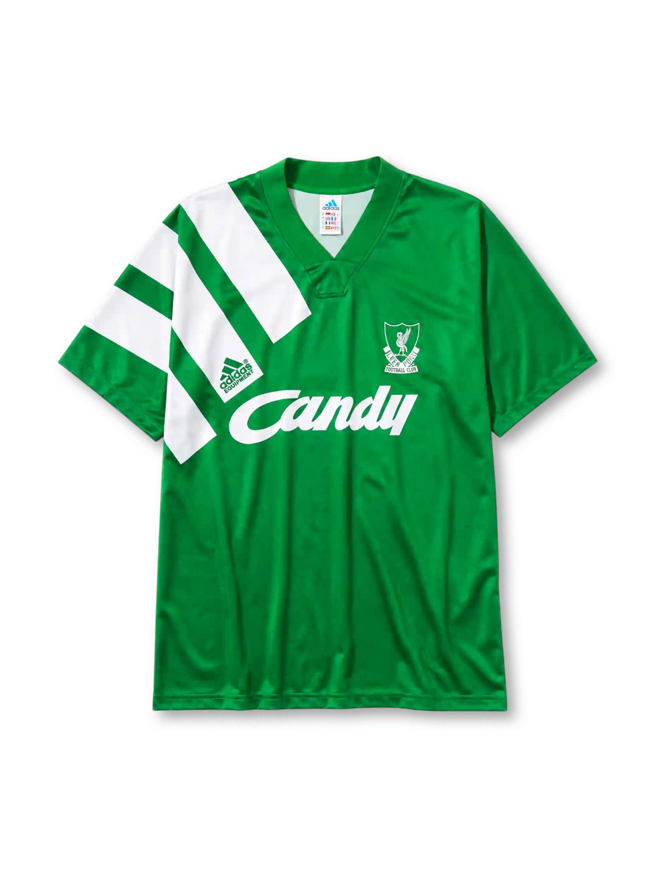 リヴァプール 1991-92シーズン アウェイシャツ Candyスポンサー adidas製 創設100周年FAカップ制覇モデル