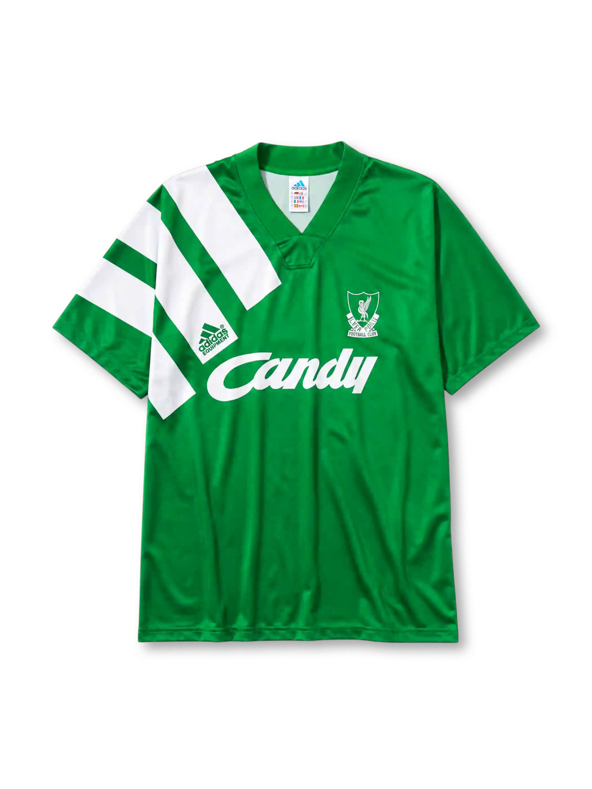 リヴァプール 1991-92シーズン アウェイシャツ Candyスポンサー adidas製 創設100周年FAカップ制覇モデル