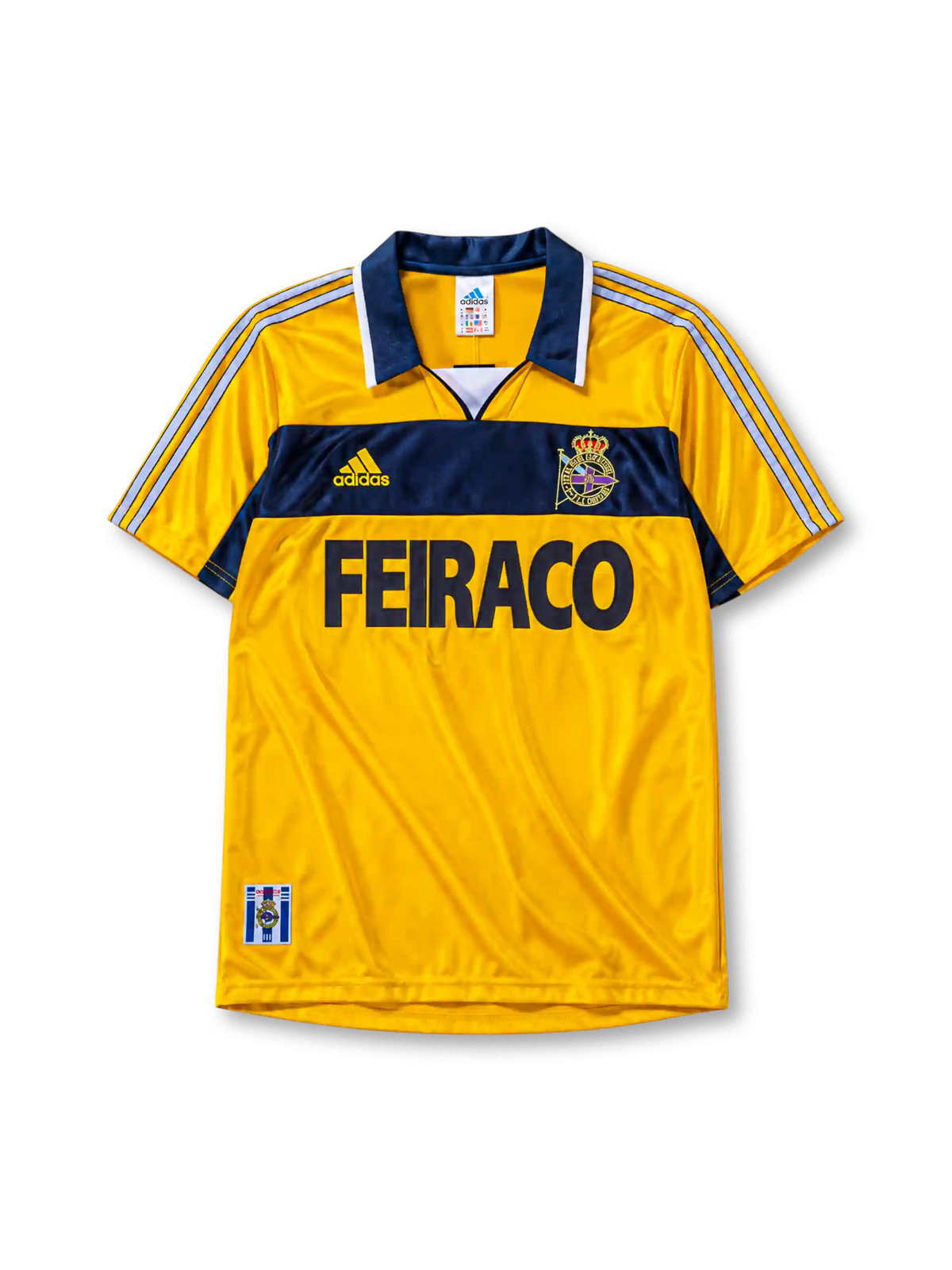 デポルティボ・ラ・コルーニャ 1999-2000シーズン アウェイシャツ FEIRACOスポンサー adidas製 リーガ制覇記念モデル
