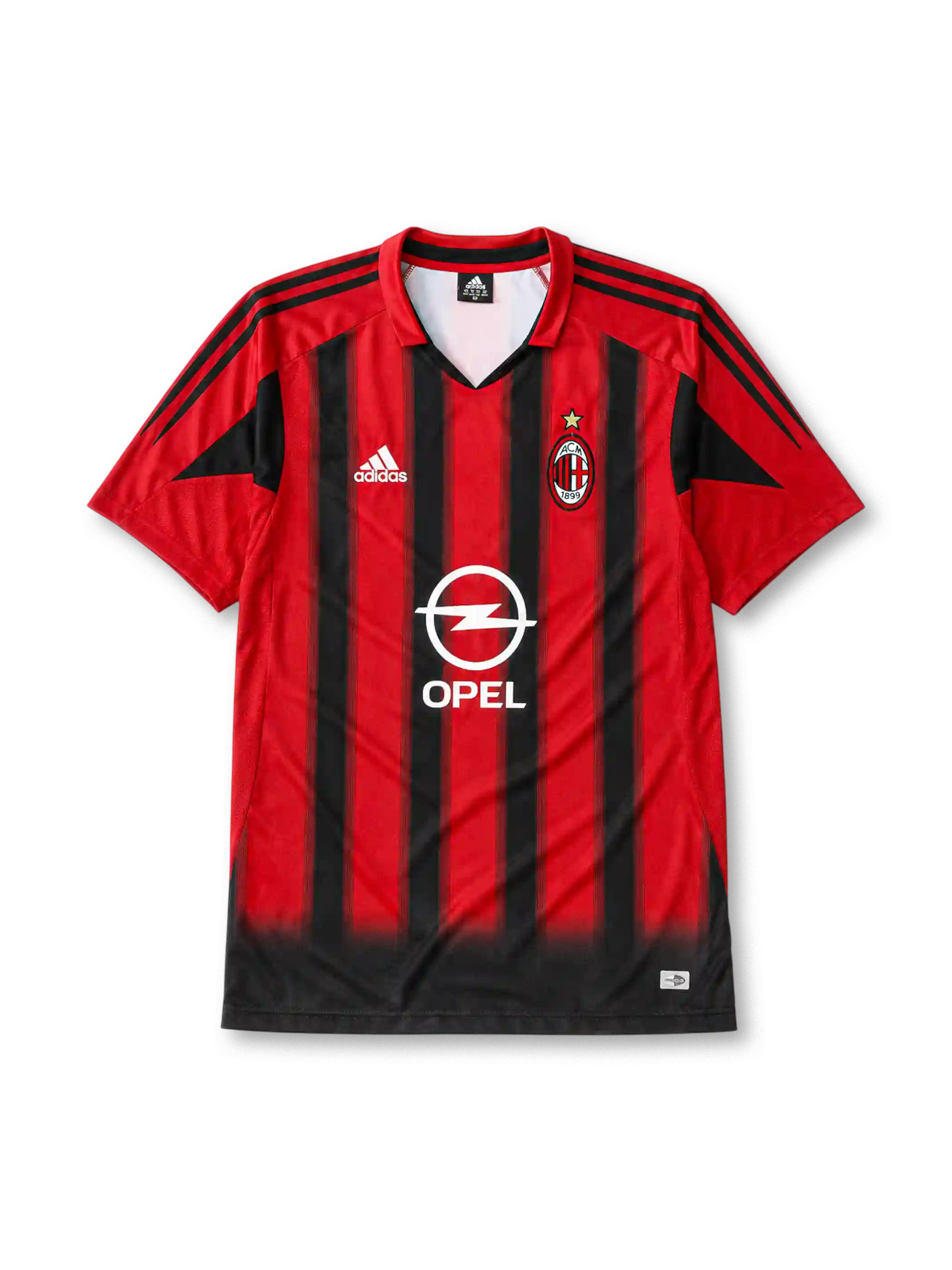 2004-05 ACミラン ホームジャージ adidas Opel サッカーユニフォーム
