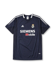 2004-05 レアル・マドリード アウェイジャージ adidas Siemens Mobile サッカーユニフォーム