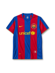 2007-08 バルセロナ ホームジャージ Nike UNICEF カンプ・ノウ50周年記念 サッカーユニフォーム