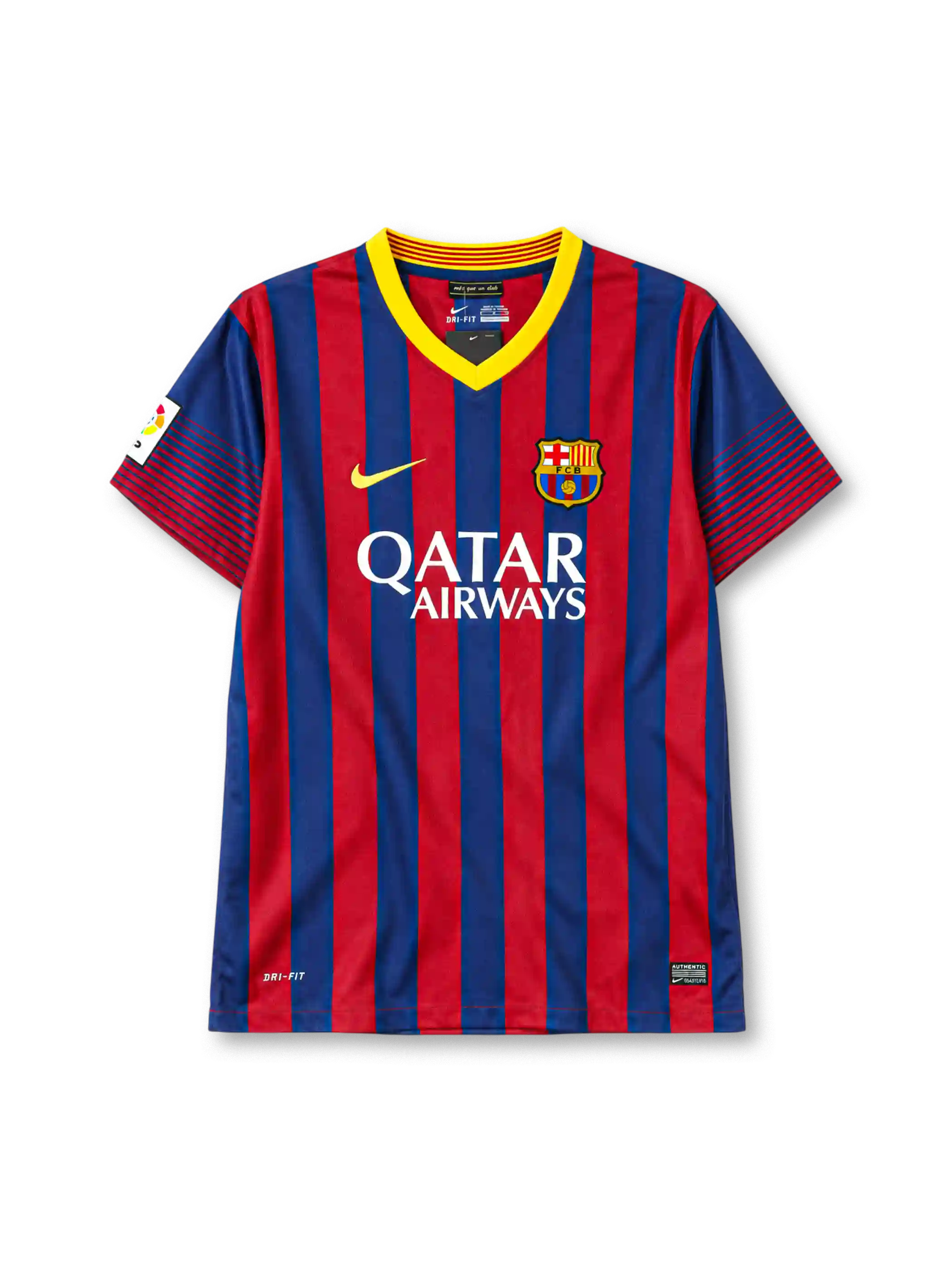 2013-14 バルセロナ ホームジャージ Nike Qatar Airways サッカーユニフォーム