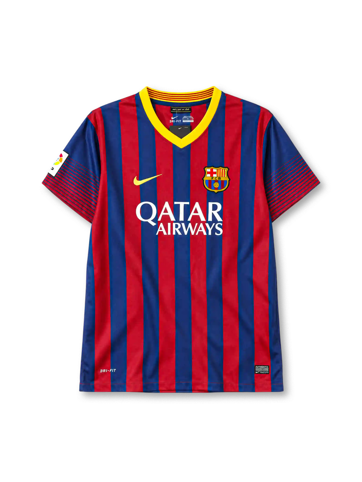 2013-14 バルセロナ ホームジャージ Nike Qatar Airways サッカーユニフォーム