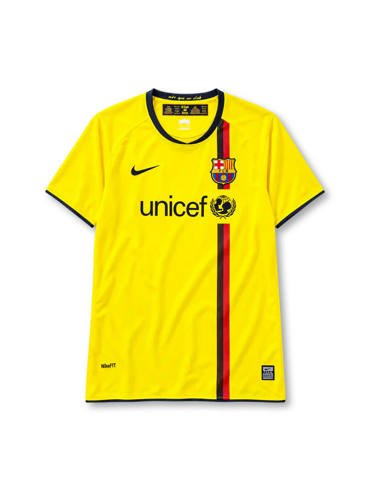 2008-09 バルセロナ アウェイジャージ Nike UNICEF サッカーユニフォーム