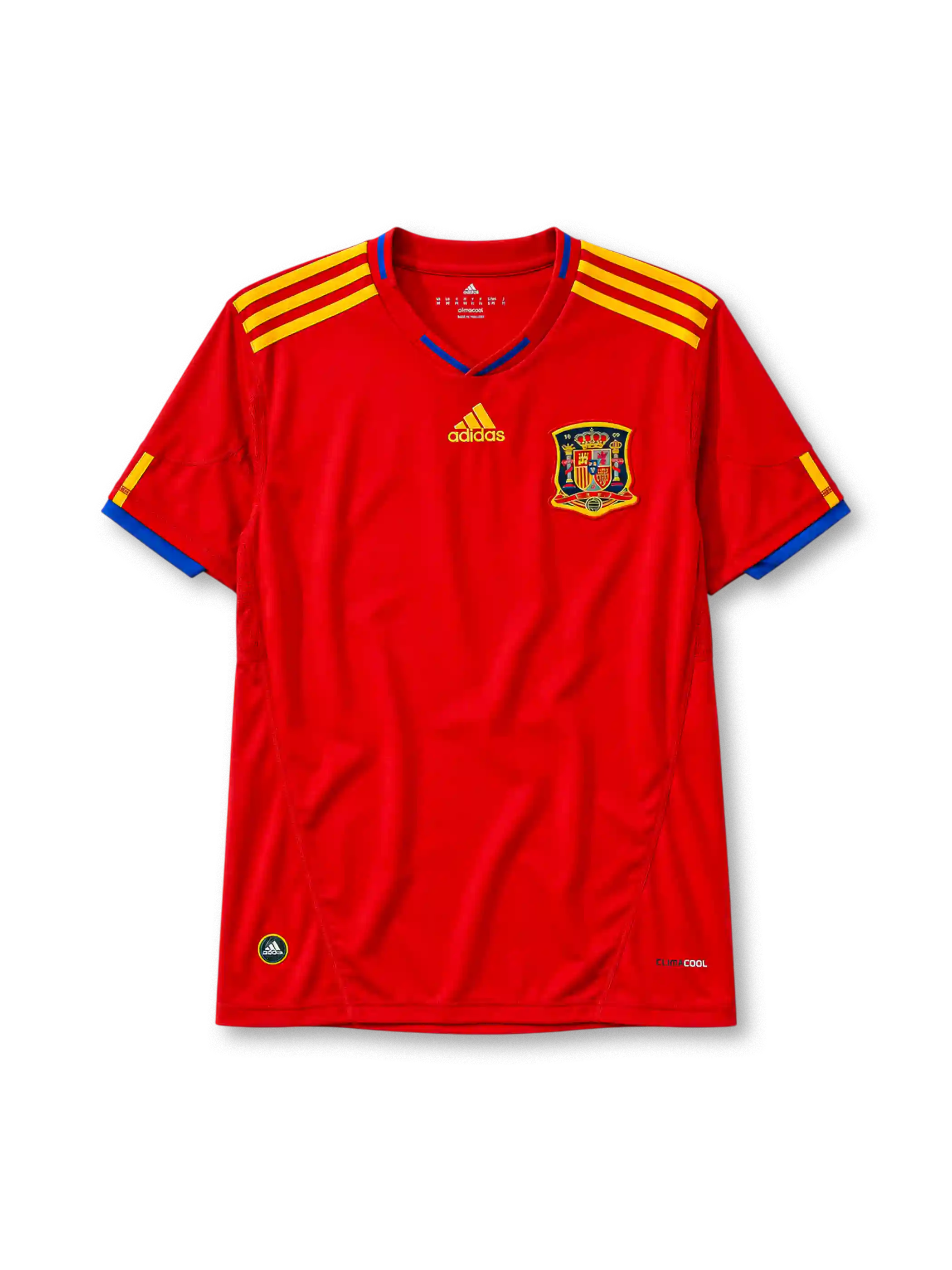 2010 スペイン代表 ホームジャージ adidas サッカーユニフォーム
