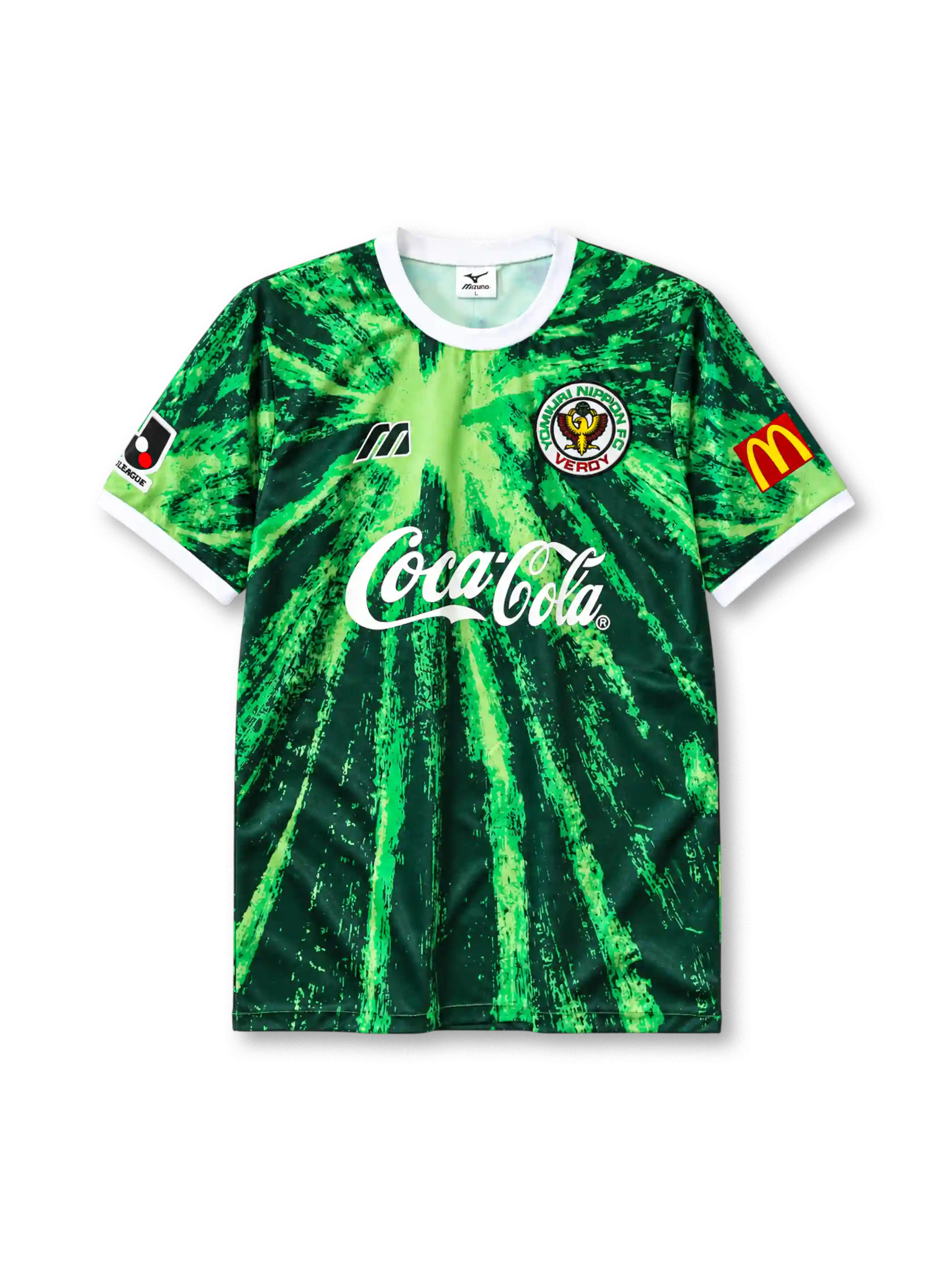 1994 ヴェルディ川崎 ホームジャージ Mizuno Coca-Cola サッカーユニフォーム