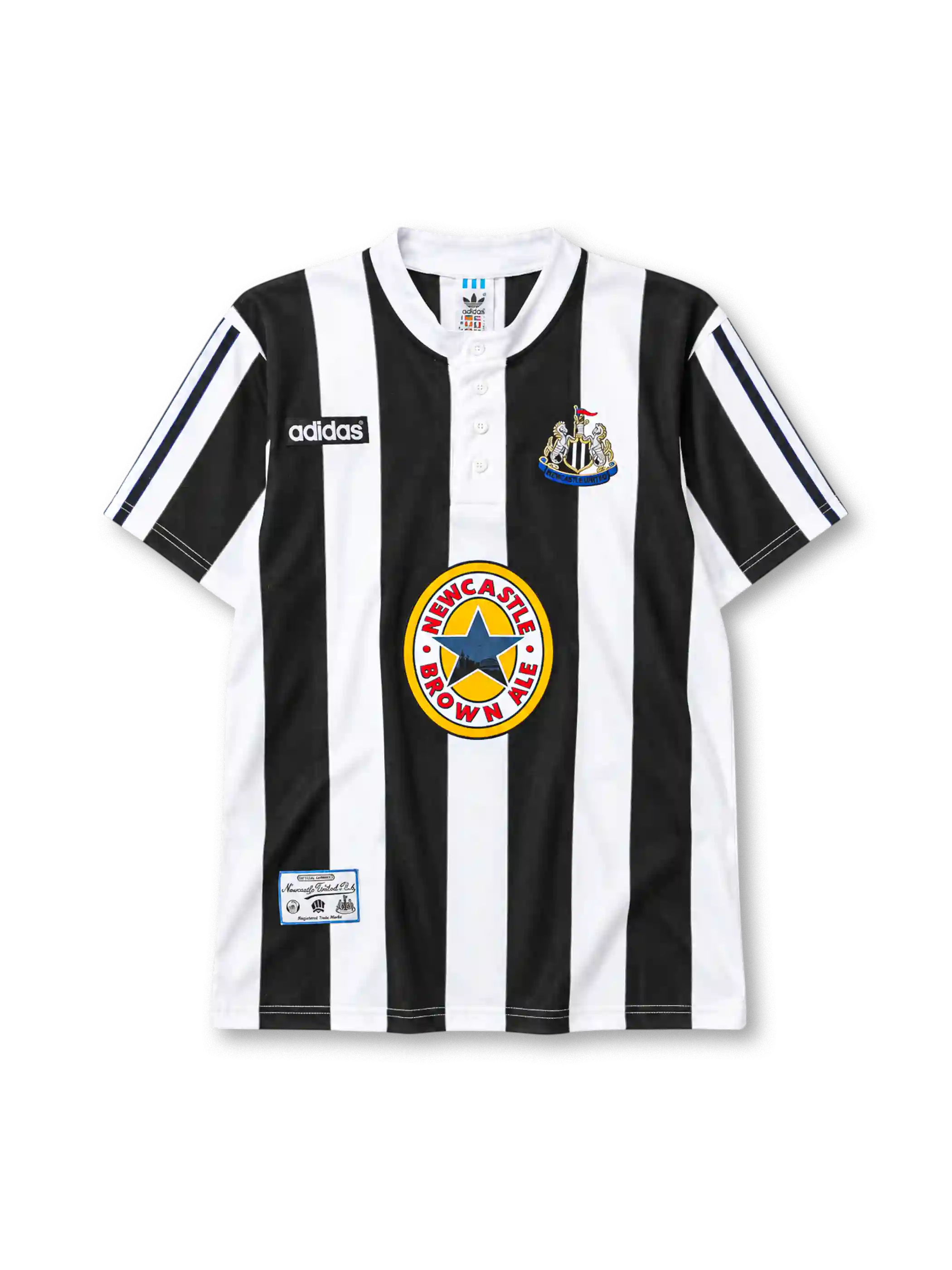 ニューカッスル・ユナイテッド 1995/97シーズン ホームジャージ adidas Newcastle Brown Ale