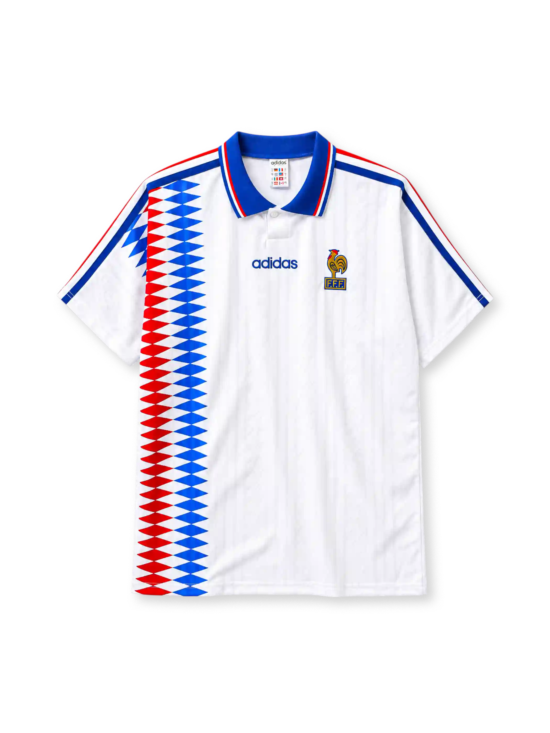 フランス代表 1994シーズン アウェイジャージ adidas ダイヤモンド柄