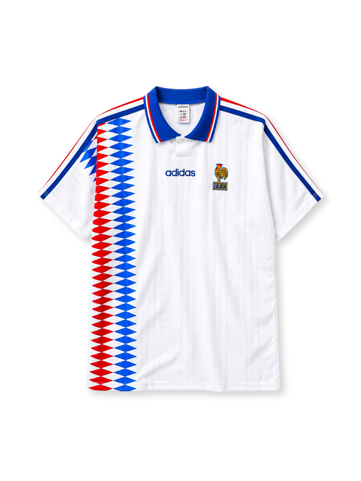 フランス代表 1994シーズン アウェイジャージ adidas ダイヤモンド柄