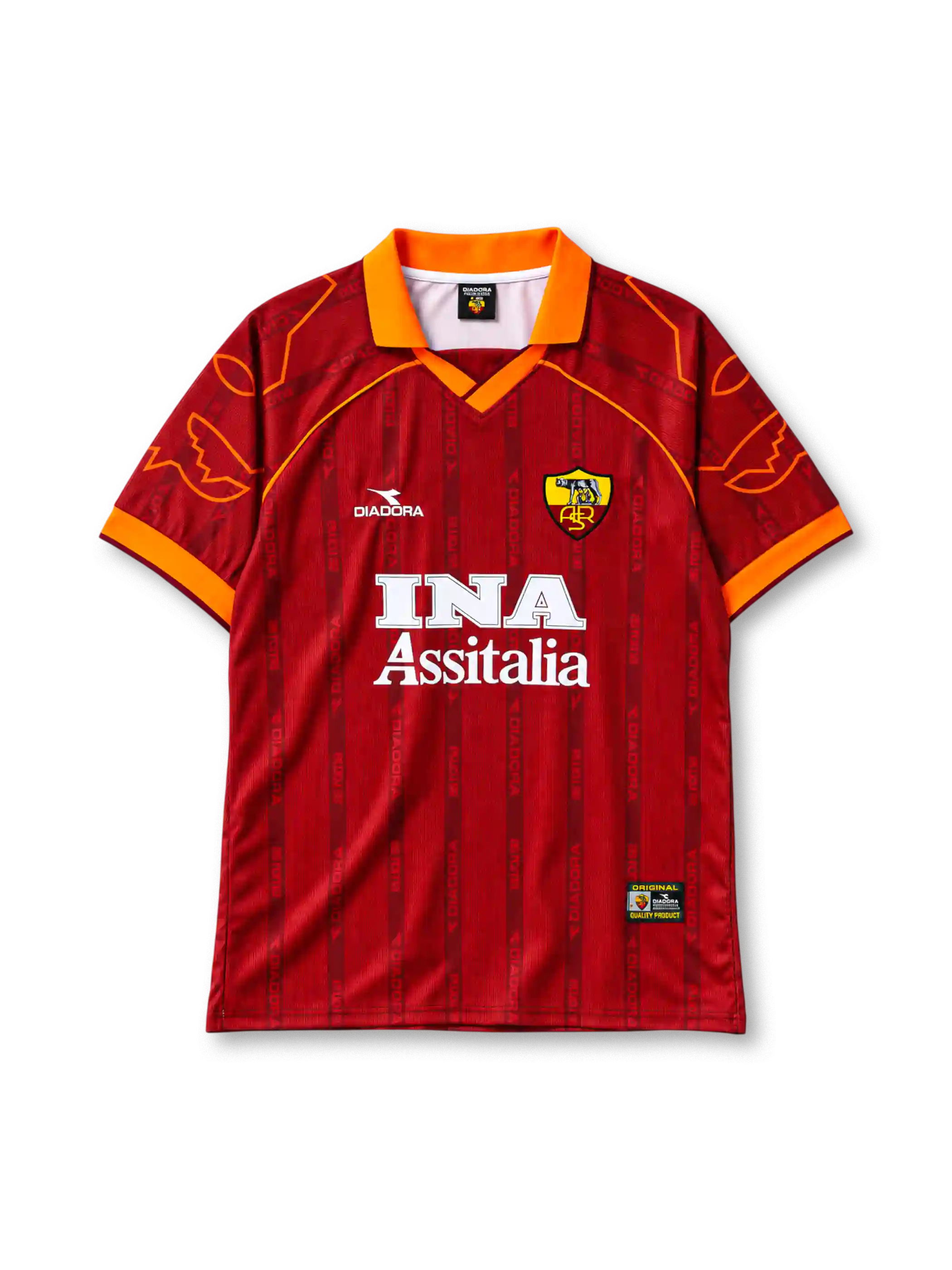 ASローマ 1999/2000シーズン ホームジャージ Diadora INA Assitalia