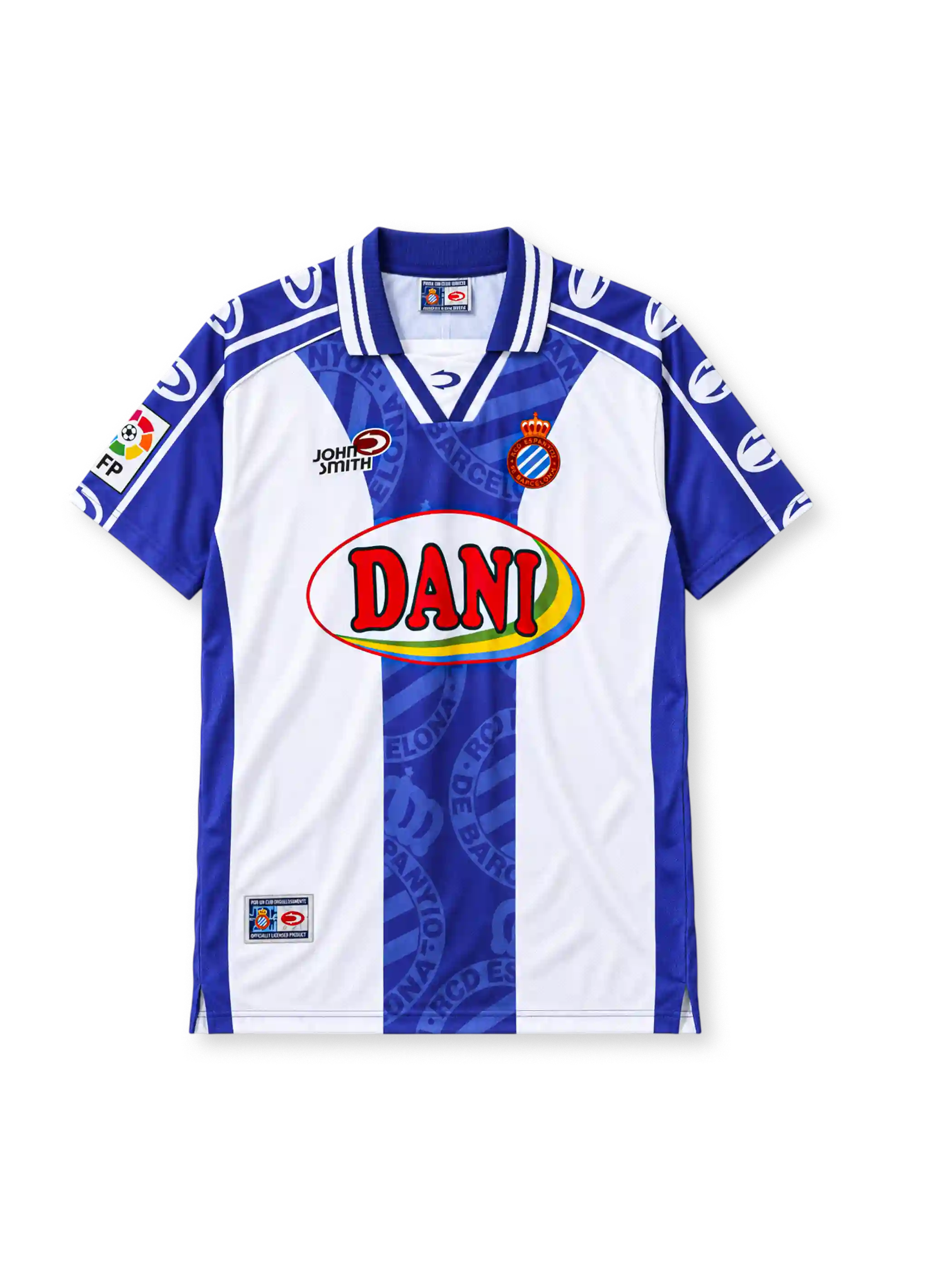 RCDエスパニョール 1999/2000シーズン ホームジャージ John Smith DANI