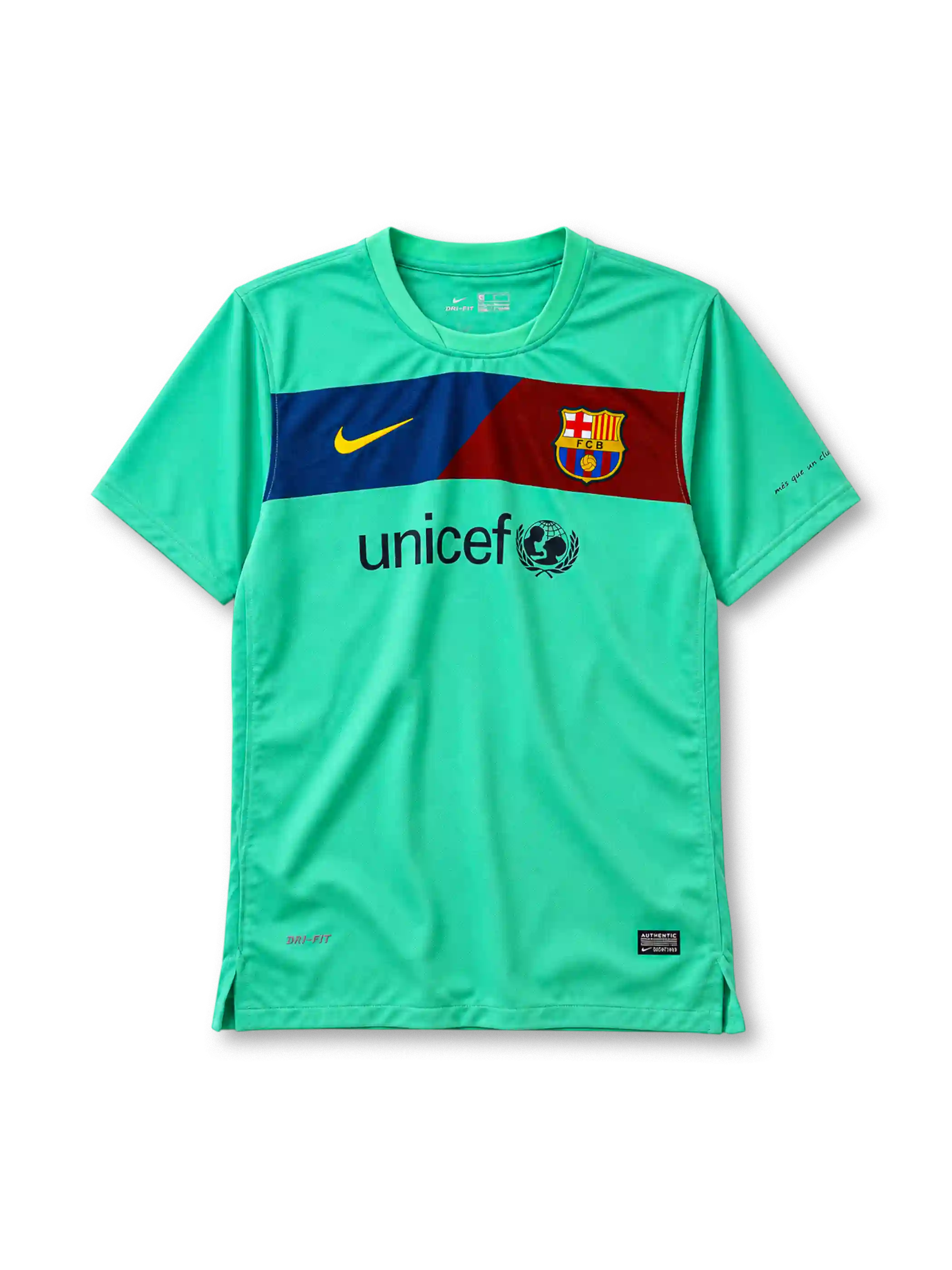 FCバルセロナ 2010/11シーズン アウェイジャージ Nike UNICEF