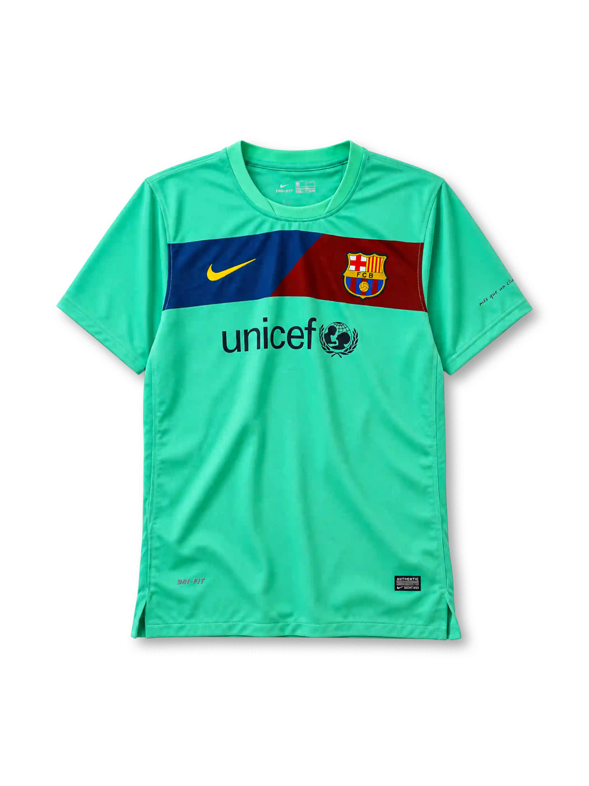 FCバルセロナ 2010/11シーズン アウェイジャージ Nike UNICEF