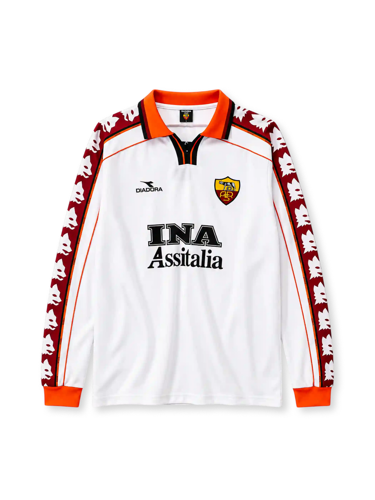 ASローマ 1998/99シーズン アウェイジャージ 長袖 Diadora INA Assitalia